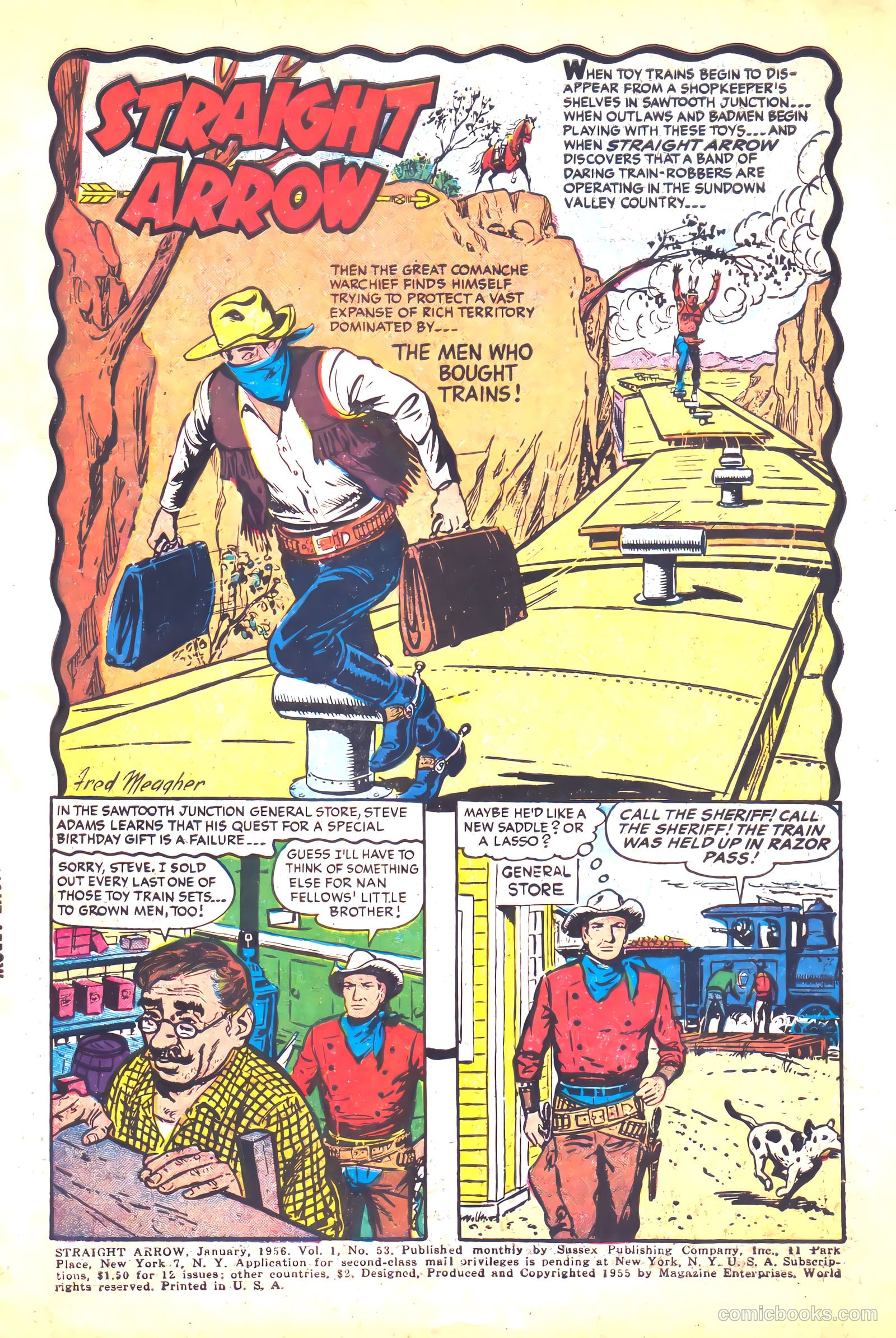 Straight Arrow #53 (1956) — page 3 of 36
