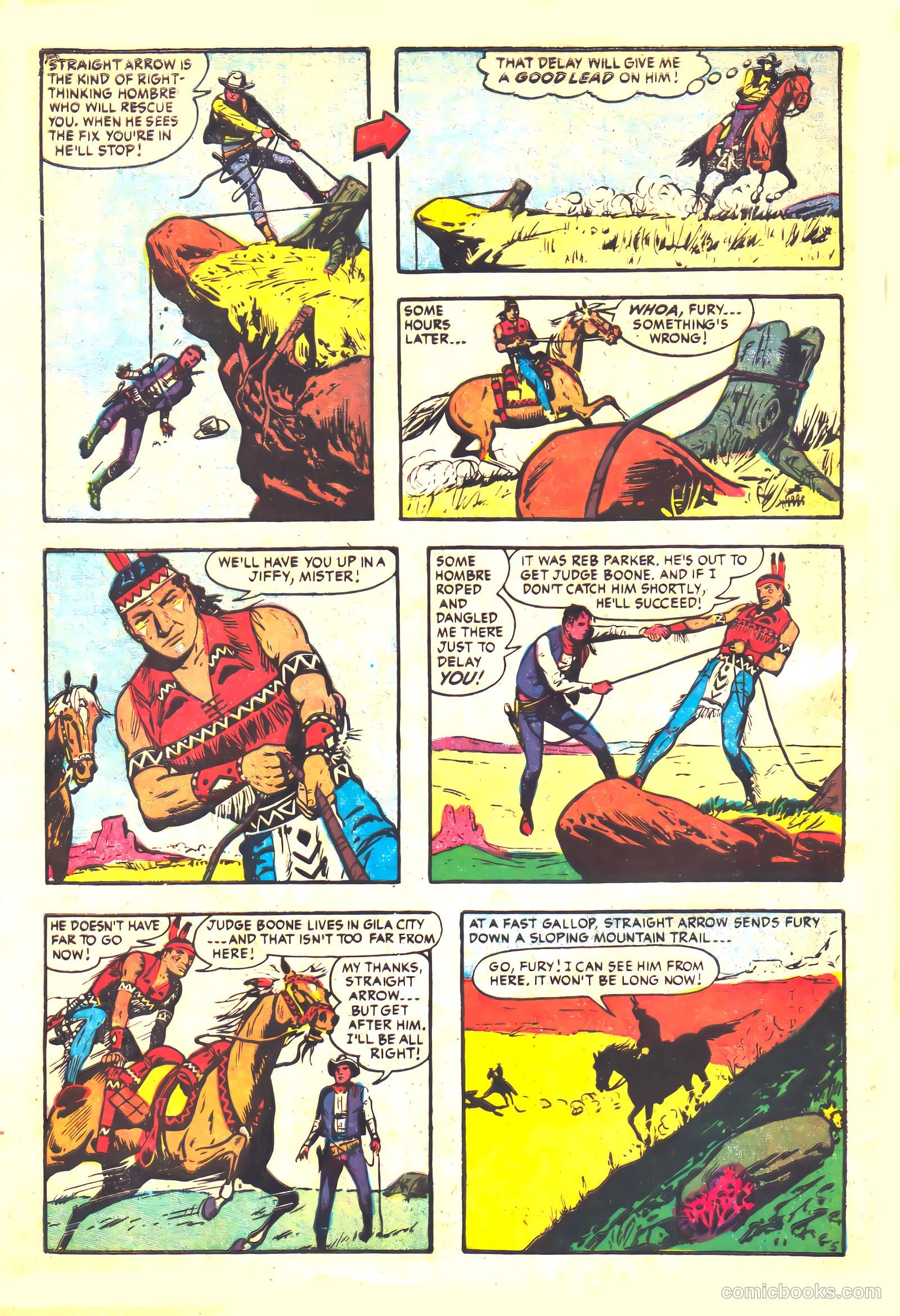 Straight Arrow #53 (1956) — page 32 of 36