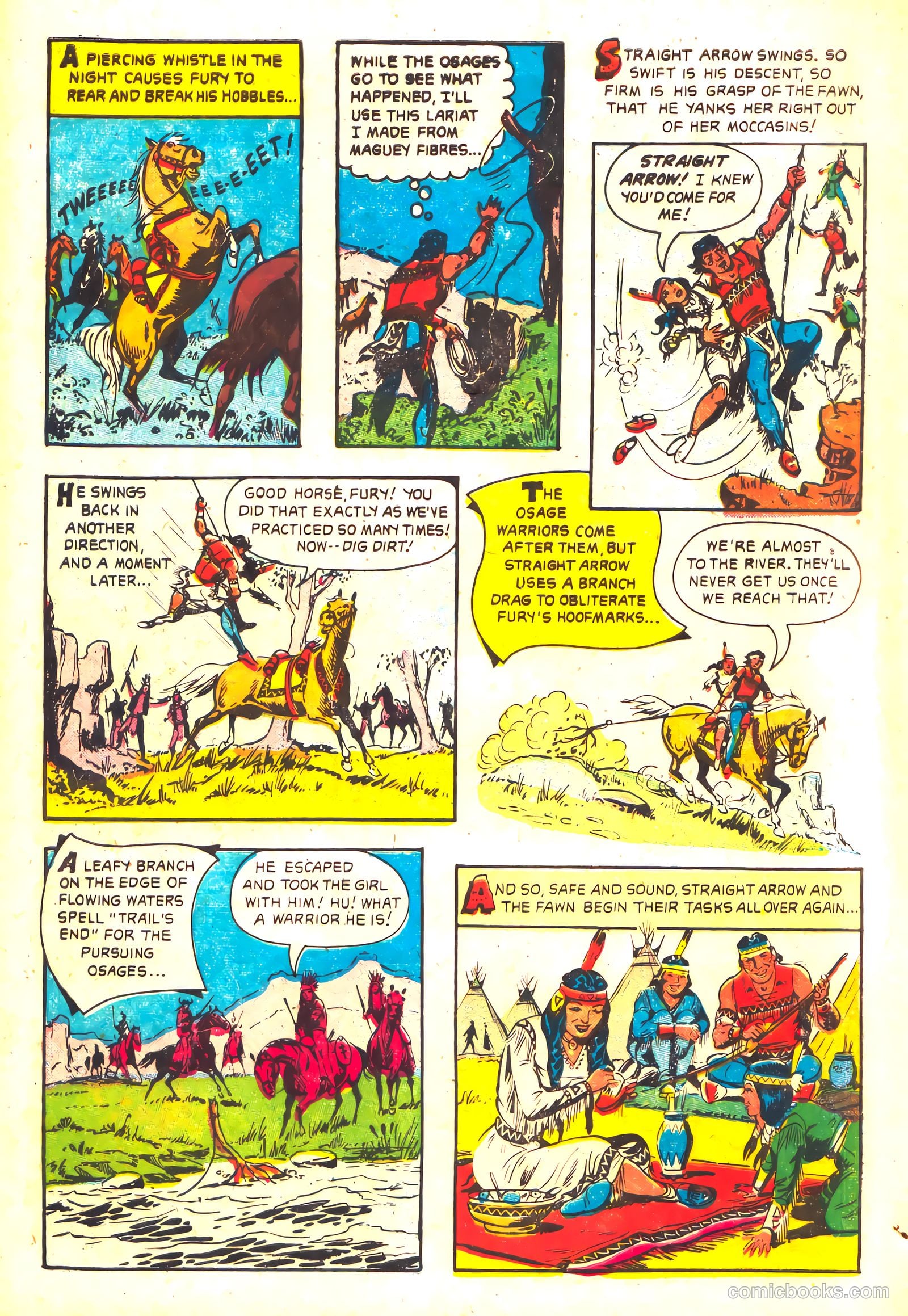 Straight Arrow #54 (1956) — page 8 of 36