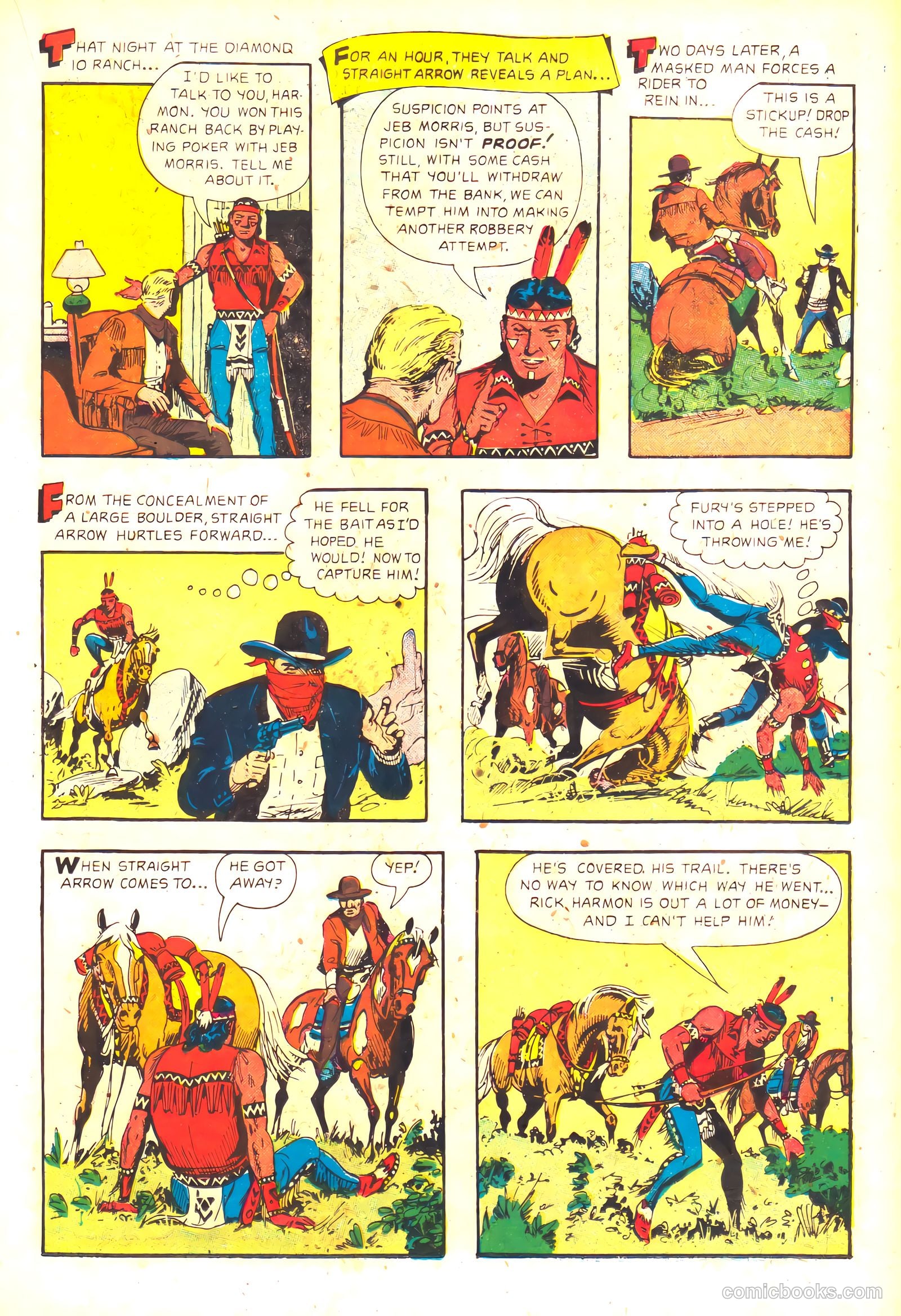 Straight Arrow #54 (1956) — page 15 of 36