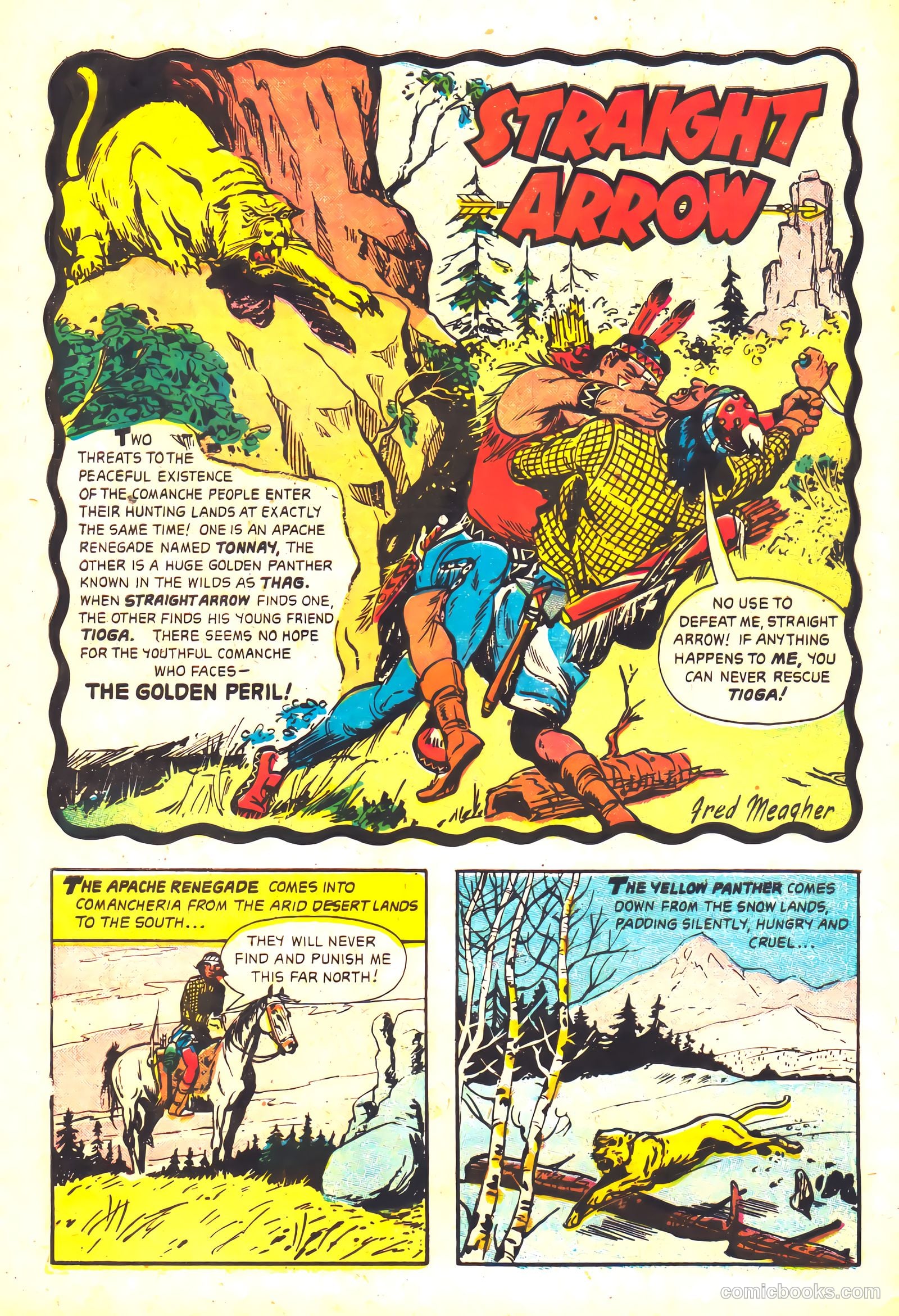 Straight Arrow #54 (1956) — page 28 of 36