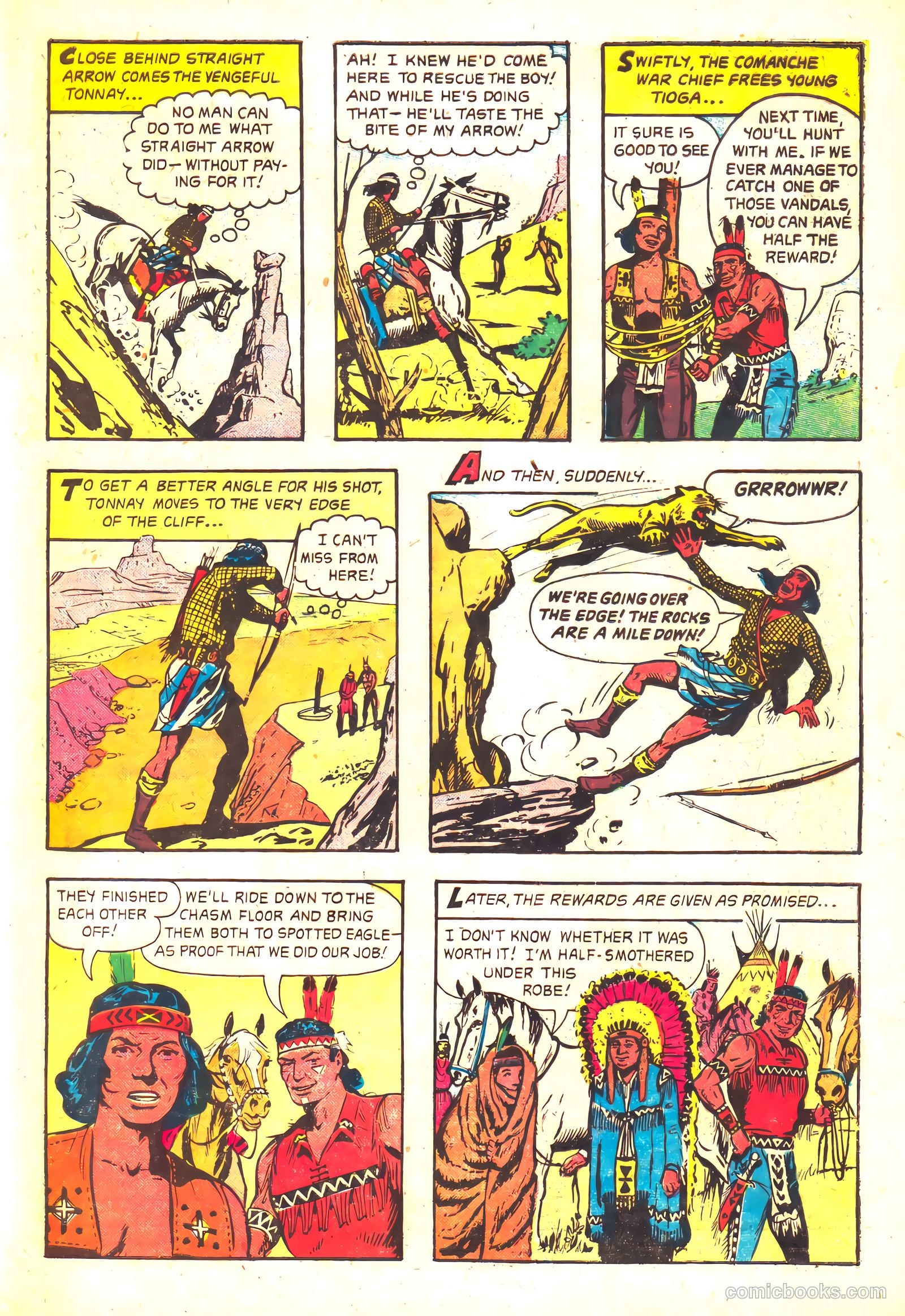Straight Arrow #54 (1956) — page 33 of 36