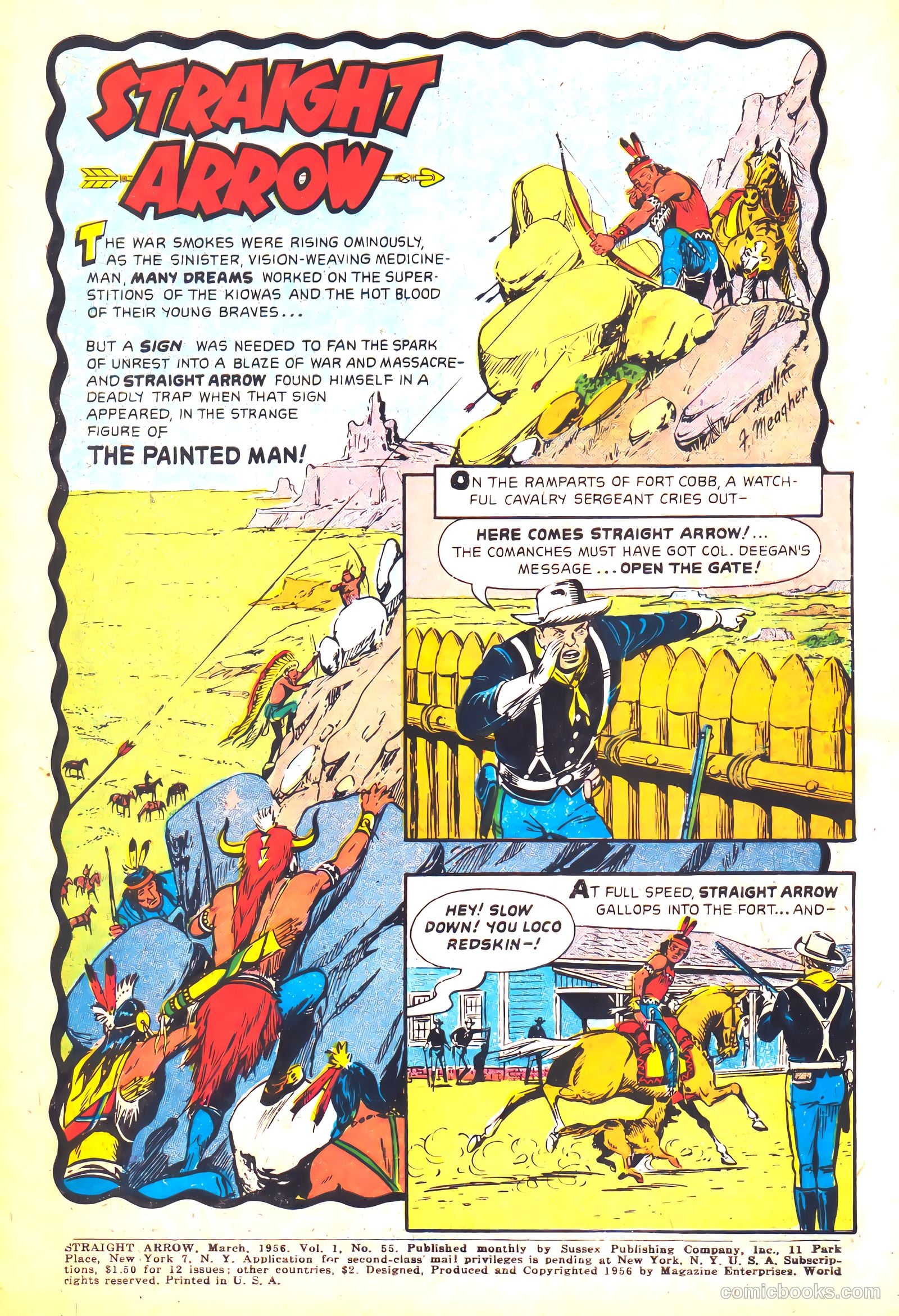 Straight Arrow #55 (1956) — page 3 of 36