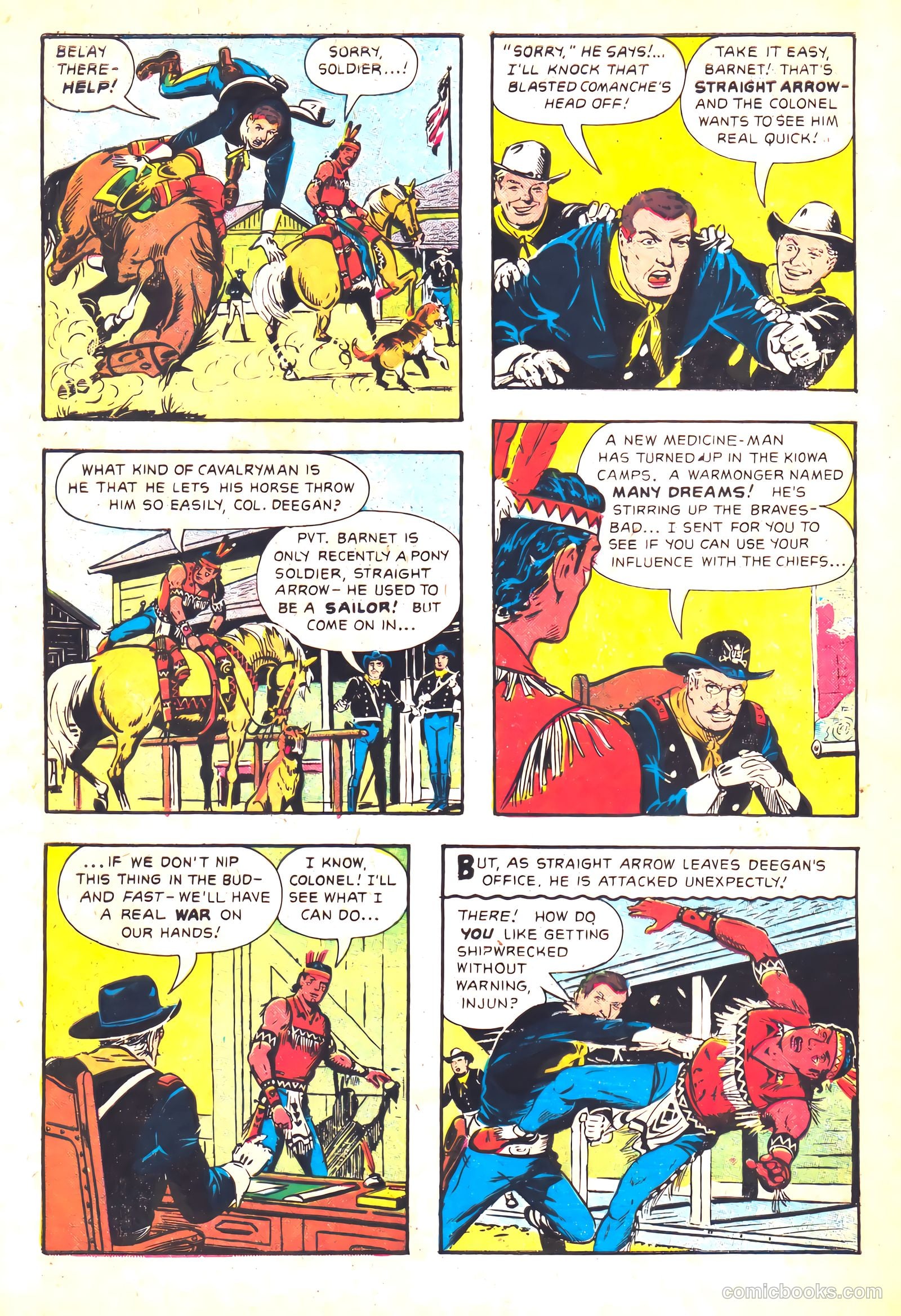 Straight Arrow #55 (1956) — page 4 of 36