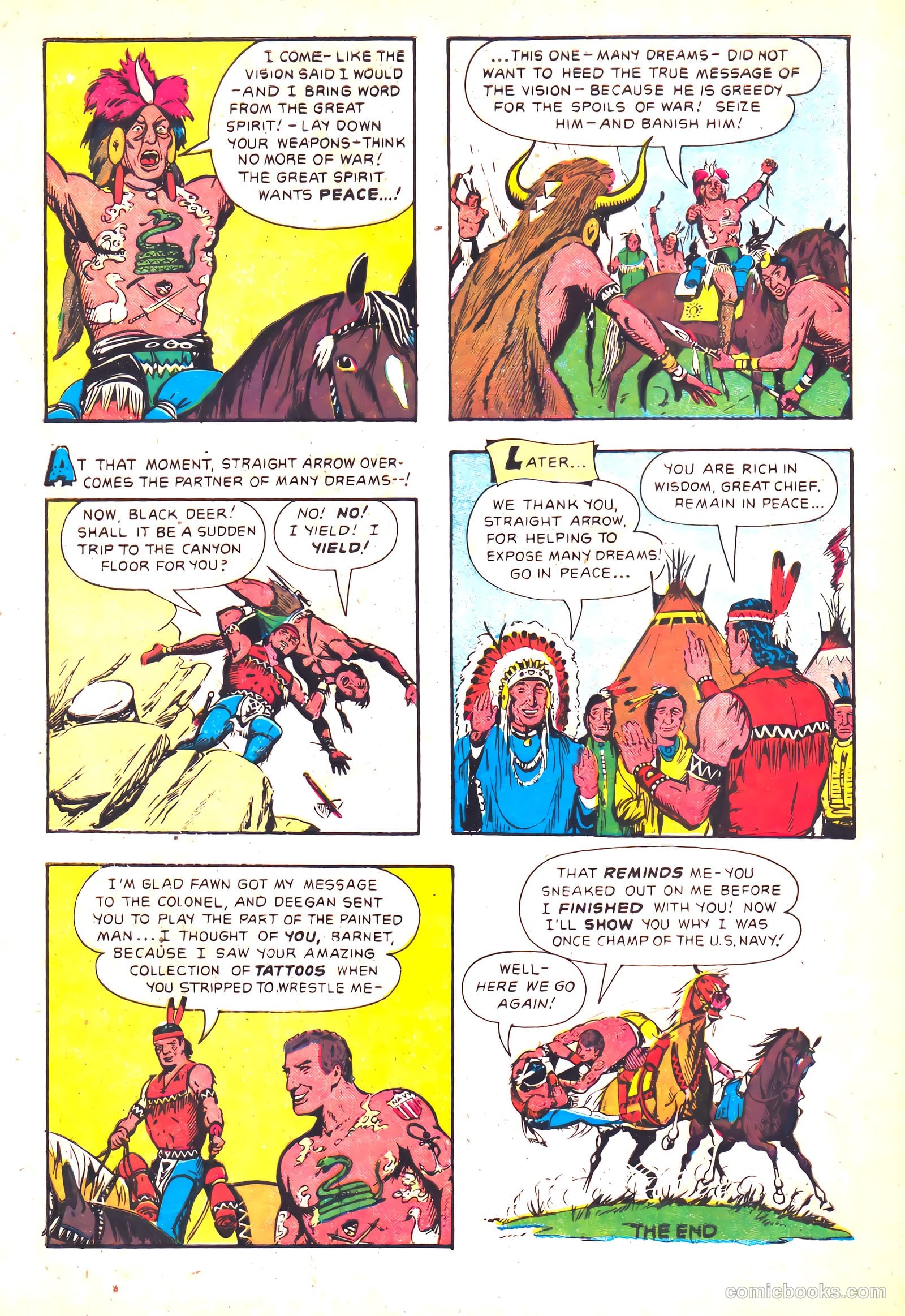 Straight Arrow #55 (1956) — page 8 of 36