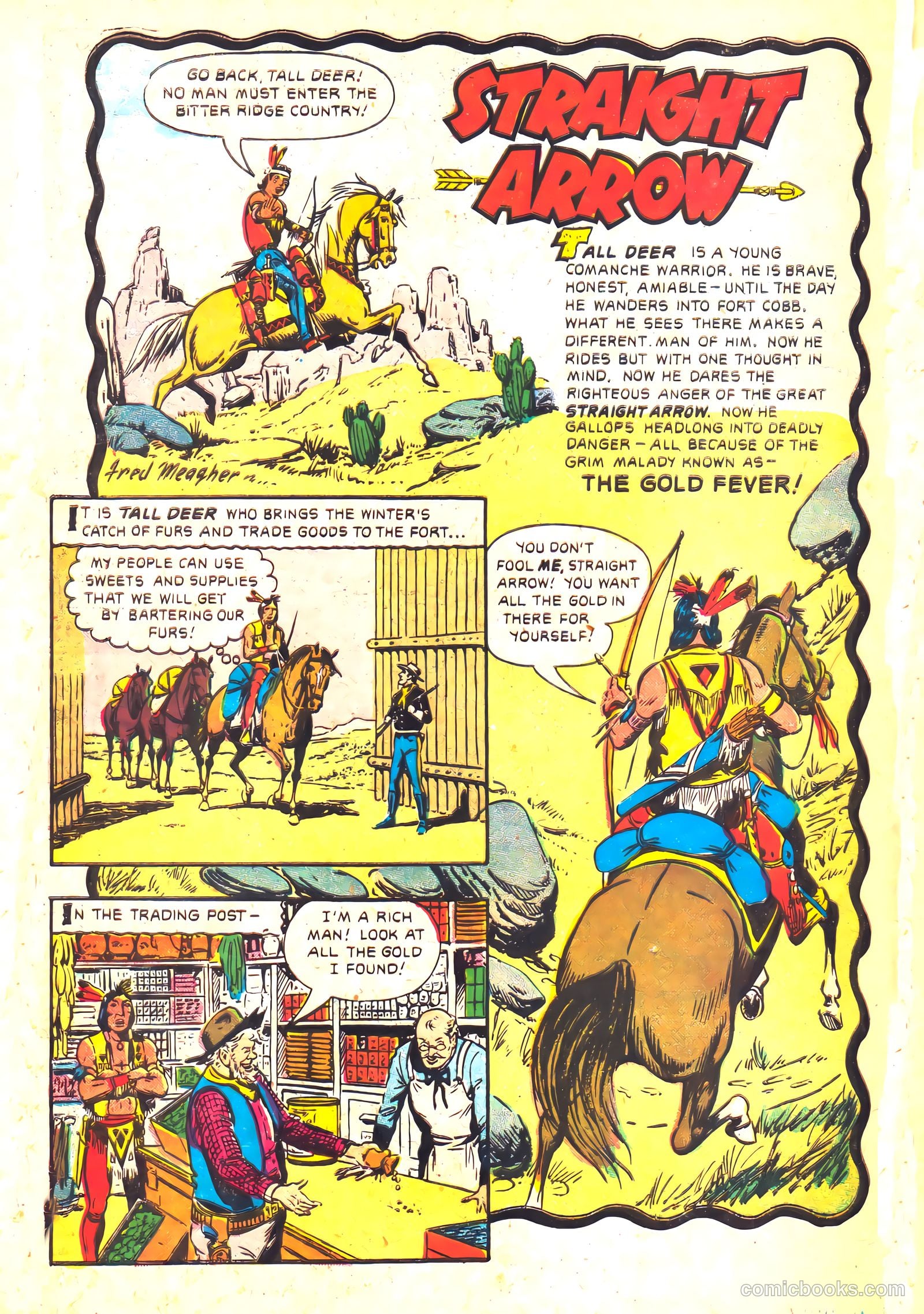 Straight Arrow #55 (1956) — page 28 of 36
