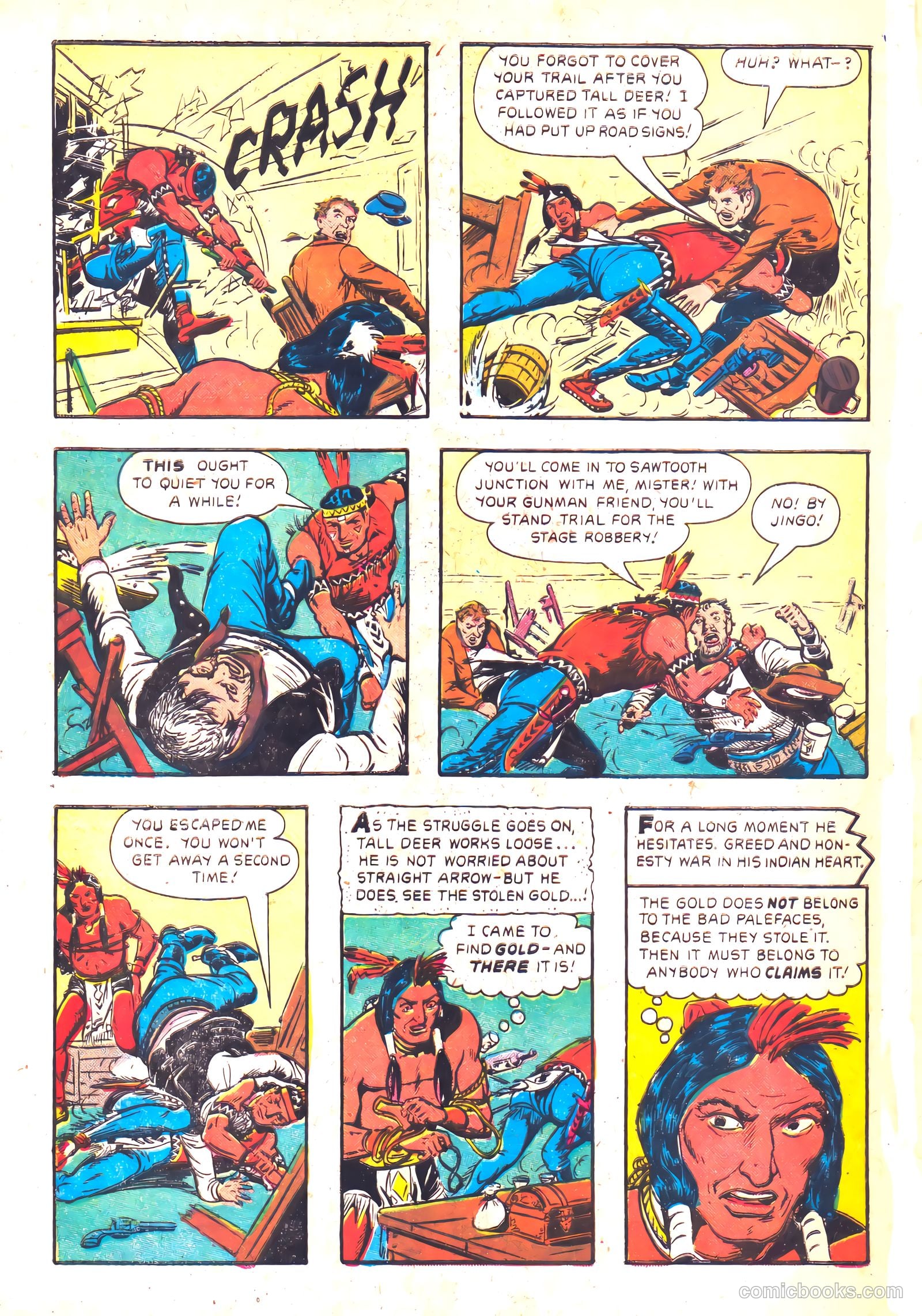 Straight Arrow #55 (1956) — page 32 of 36