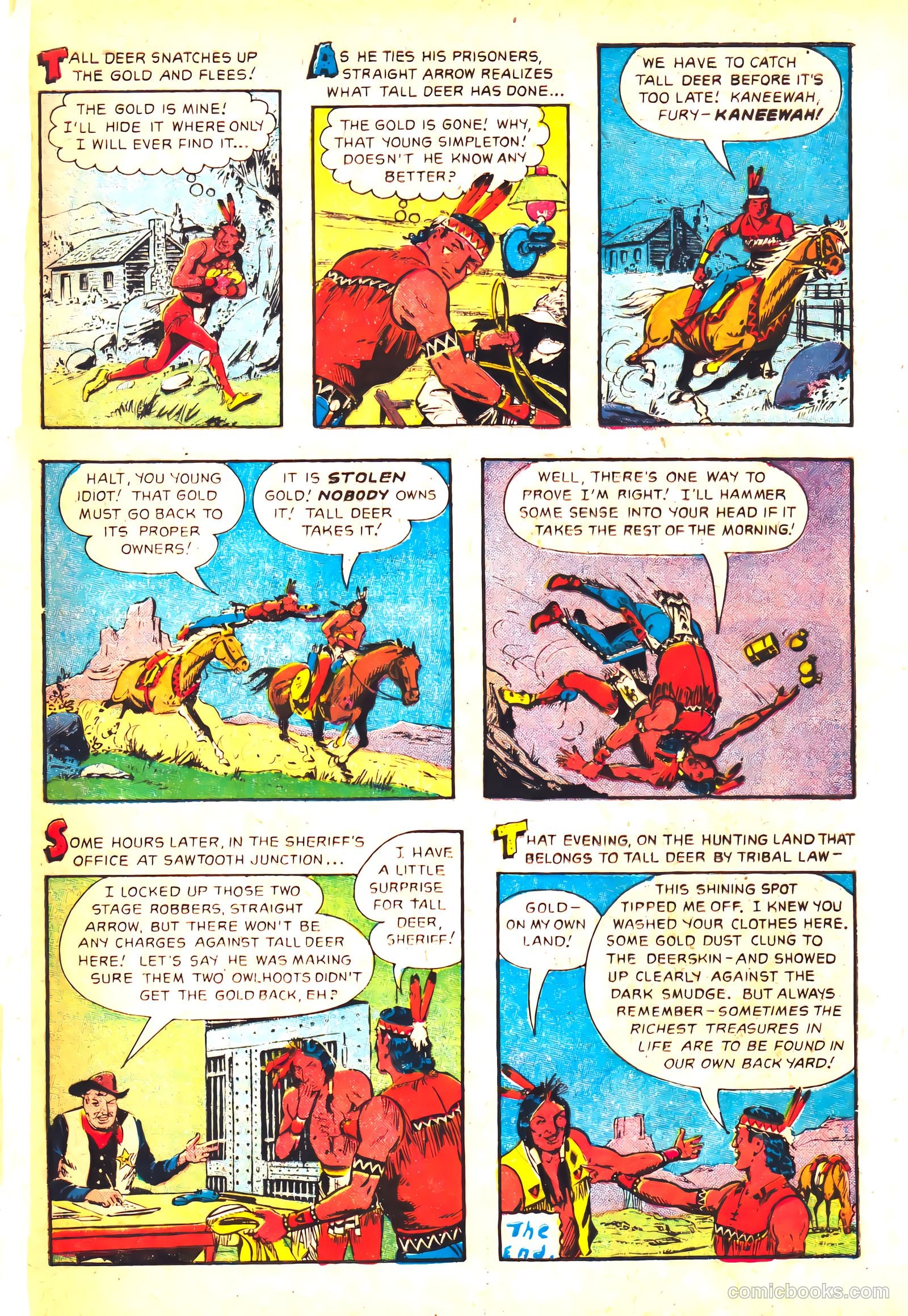 Straight Arrow #55 (1956) — page 33 of 36