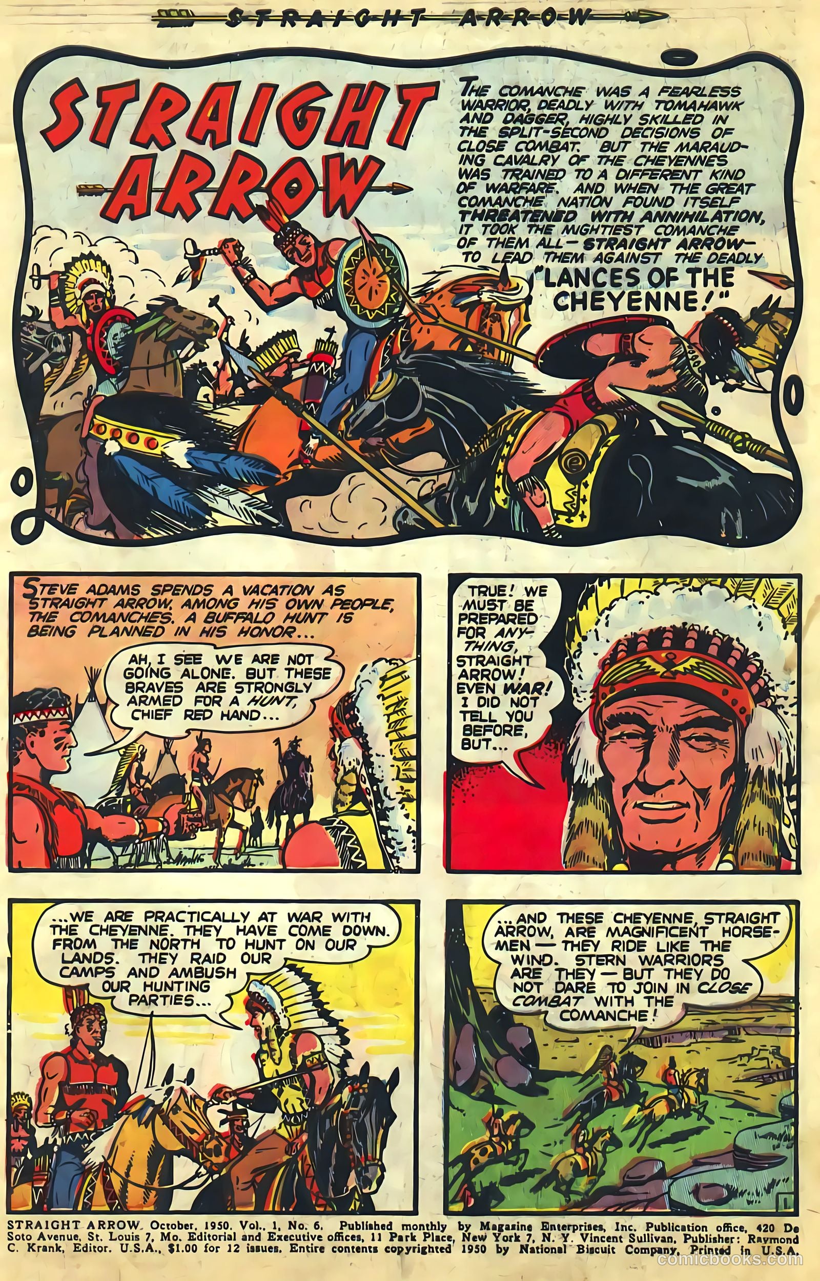 Straight Arrow #6 (1950) — page 3 of 36
