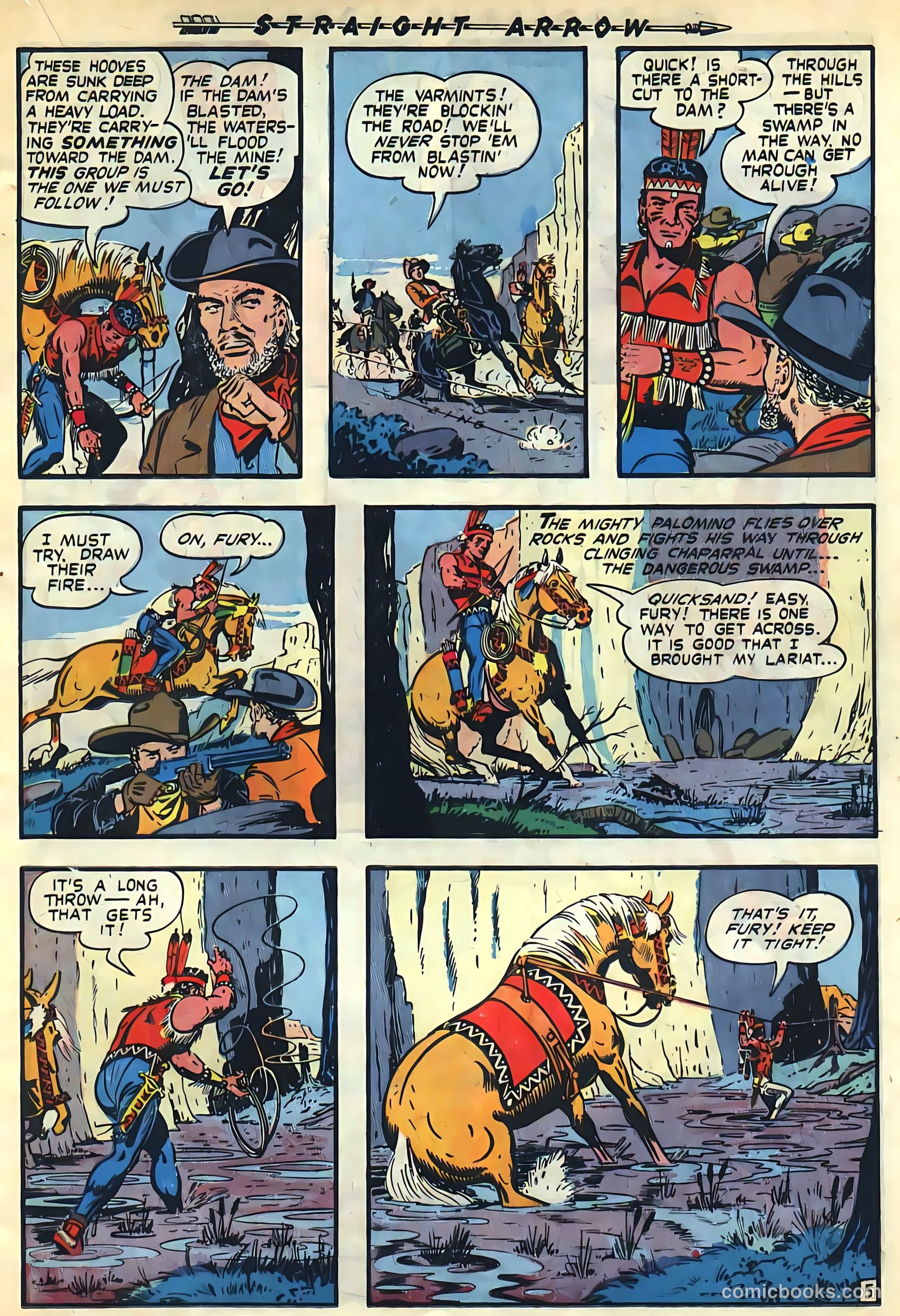 Straight Arrow #6 (1950) — page 15 of 36