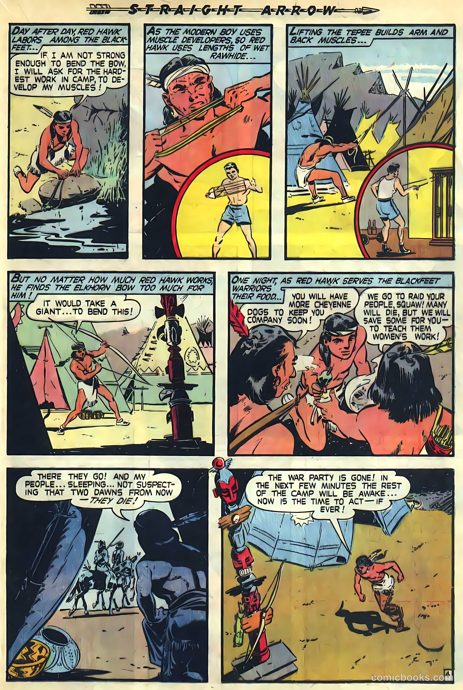 Straight Arrow #6 (1950) — page 21 of 36