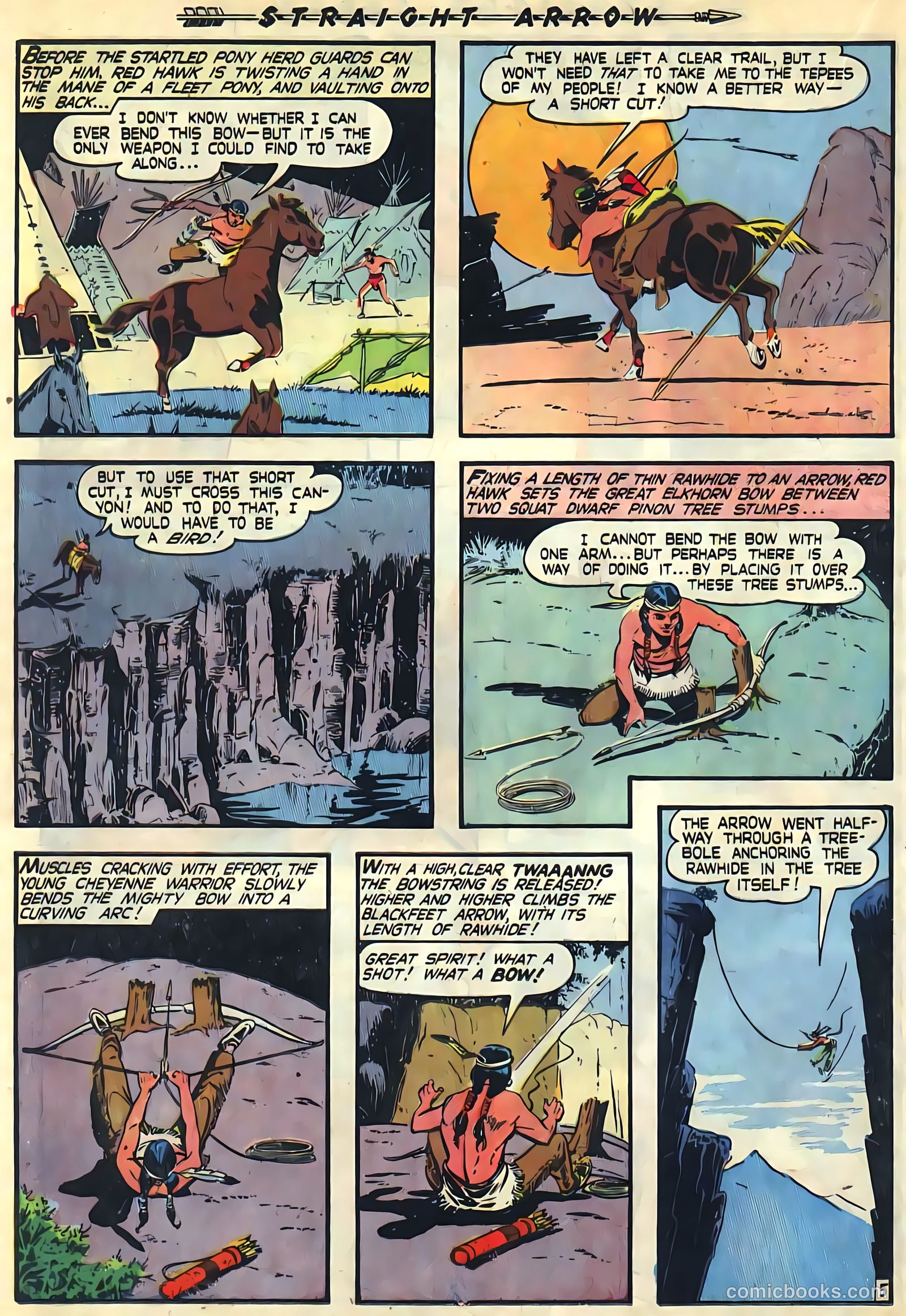 Straight Arrow #6 (1950) — page 22 of 36