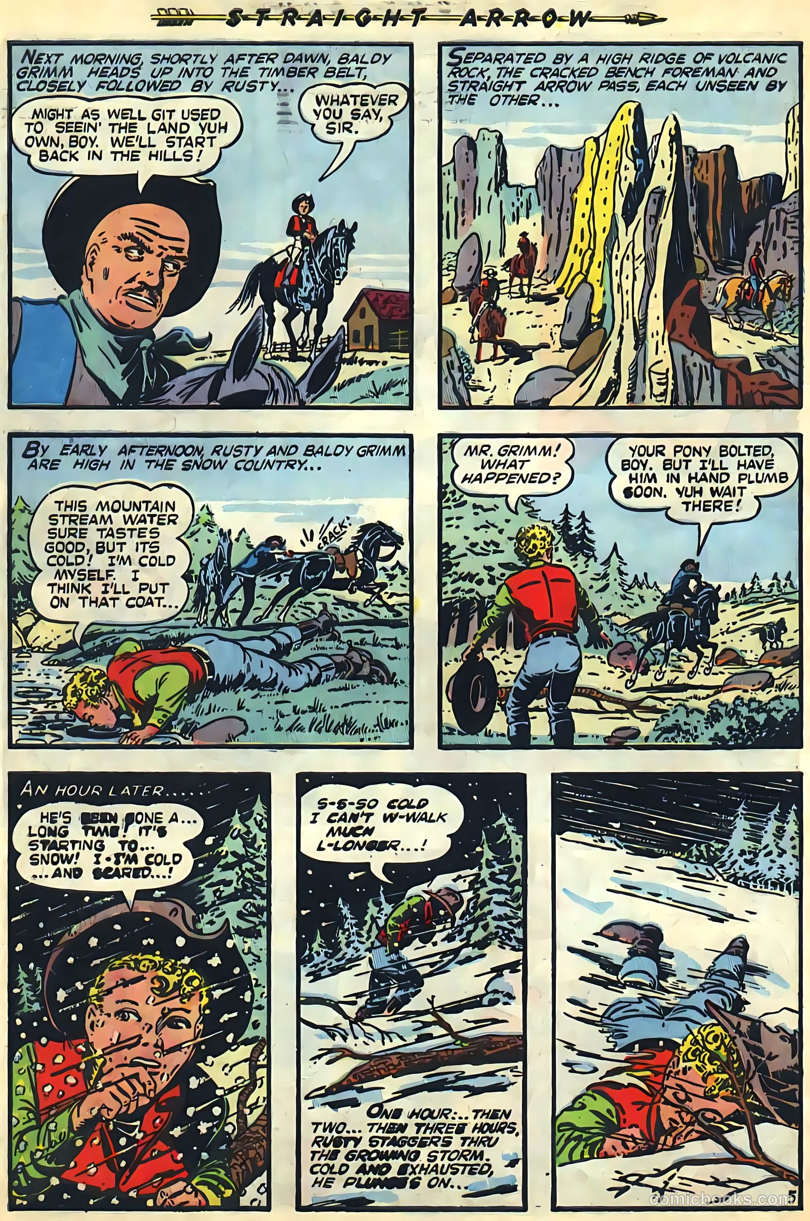 Straight Arrow #6 (1950) — page 30 of 36