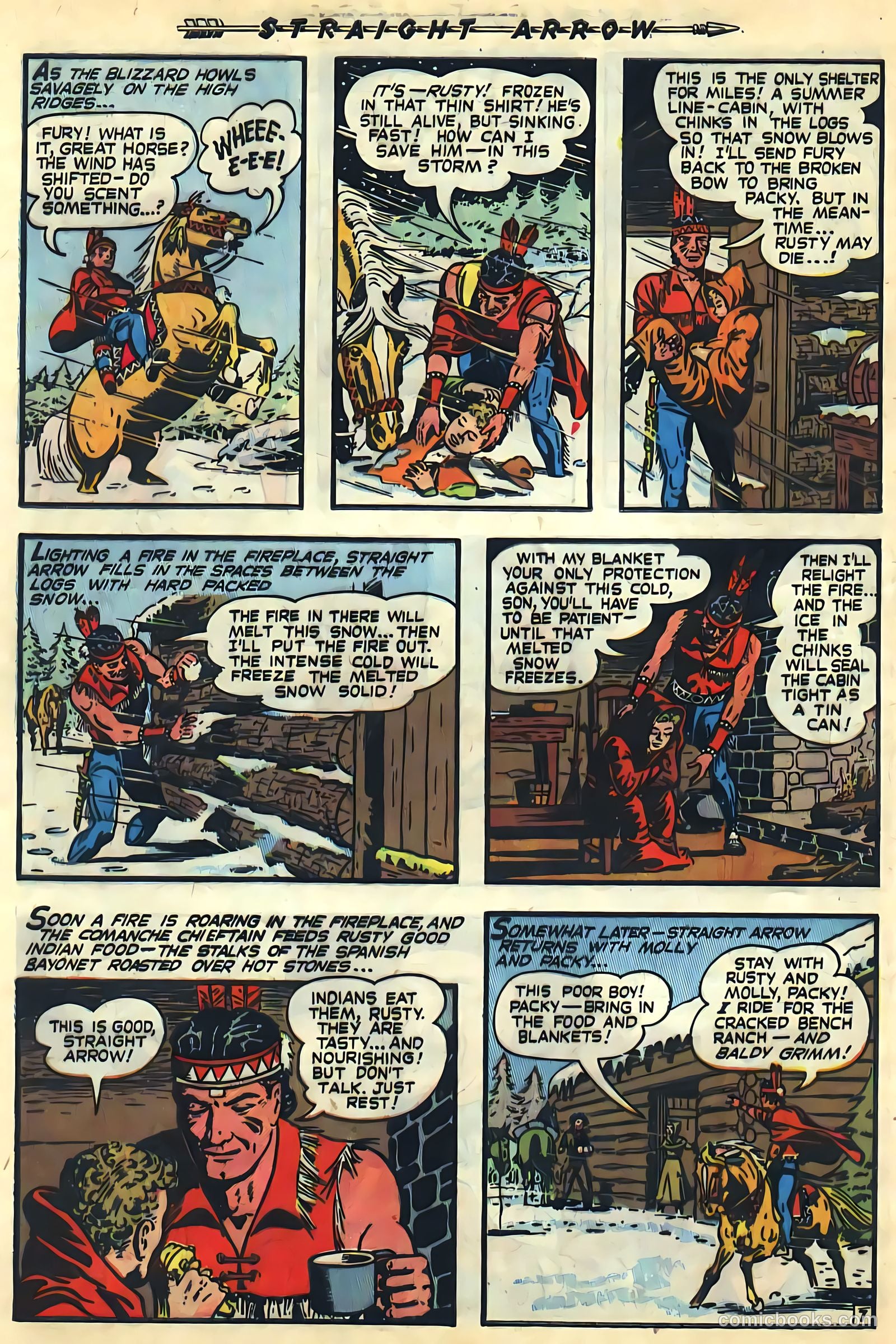 Straight Arrow #6 (1950) — page 32 of 36