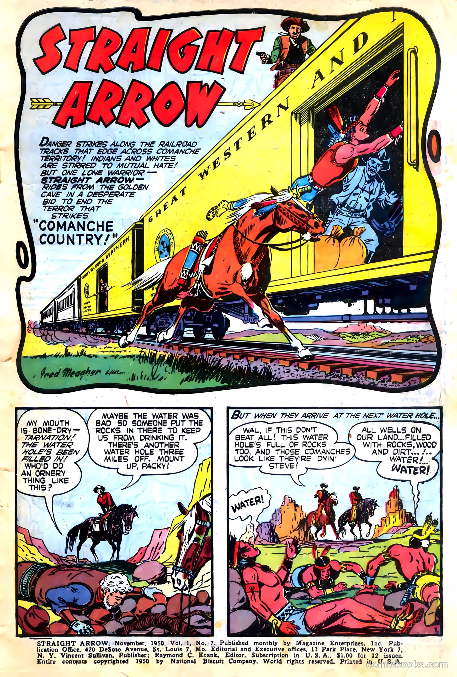 Straight Arrow #7 (1950) — page 3 of 36