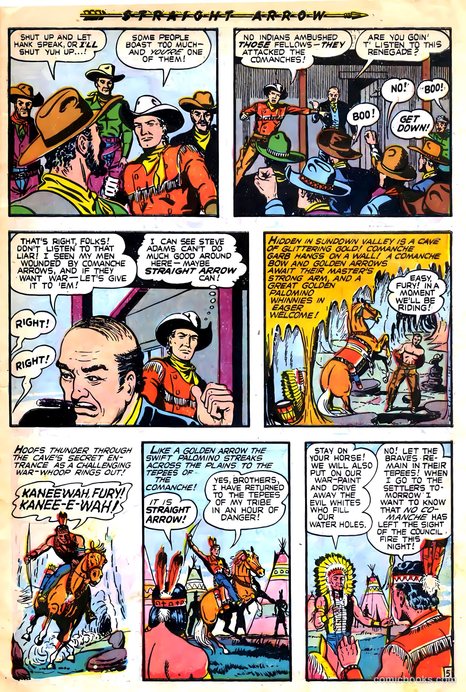 Straight Arrow #7 (1950) — page 7 of 36