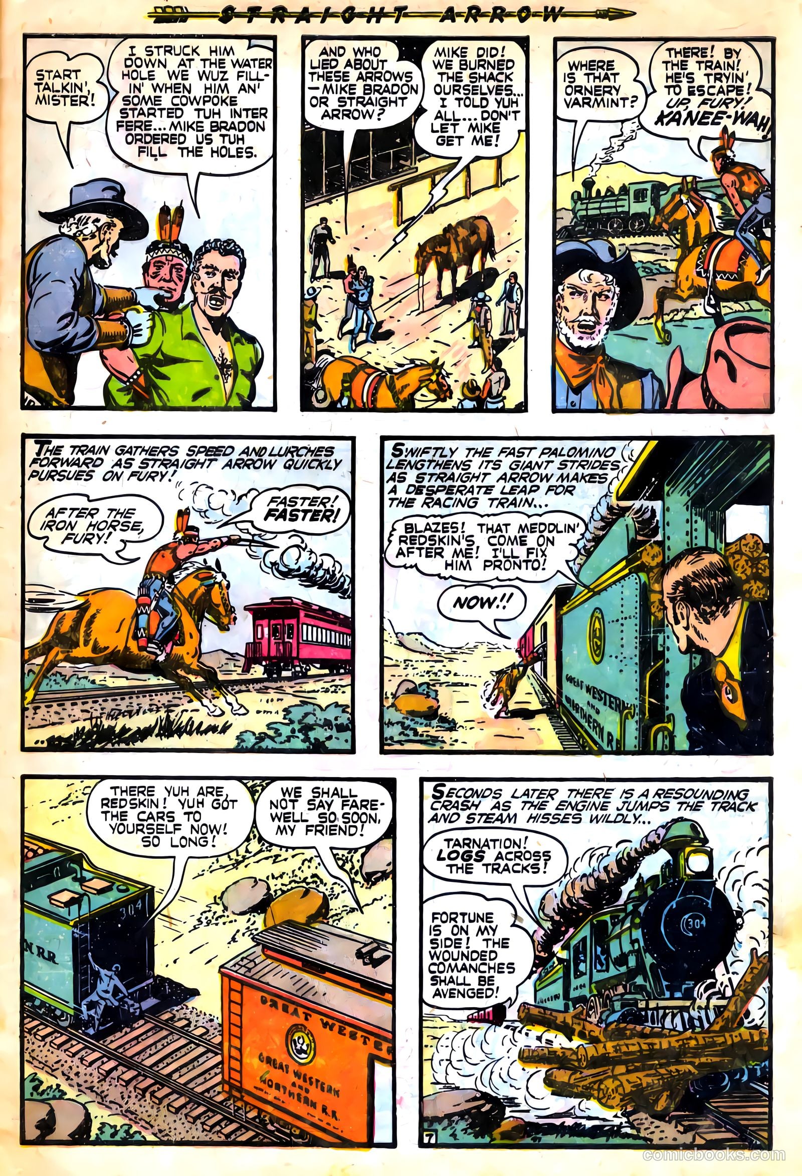Straight Arrow #7 (1950) — page 9 of 36