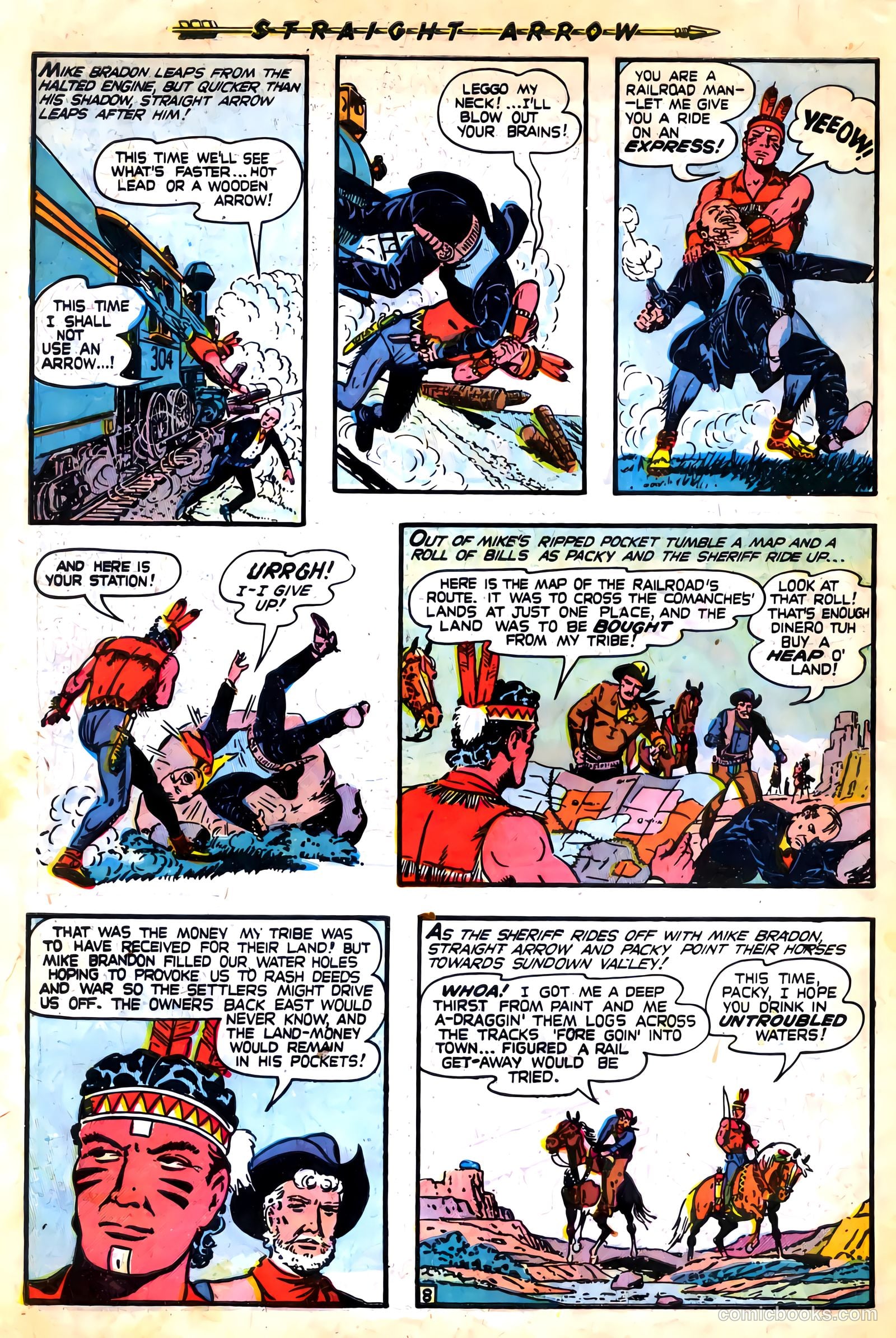 Straight Arrow #7 (1950) — page 10 of 36