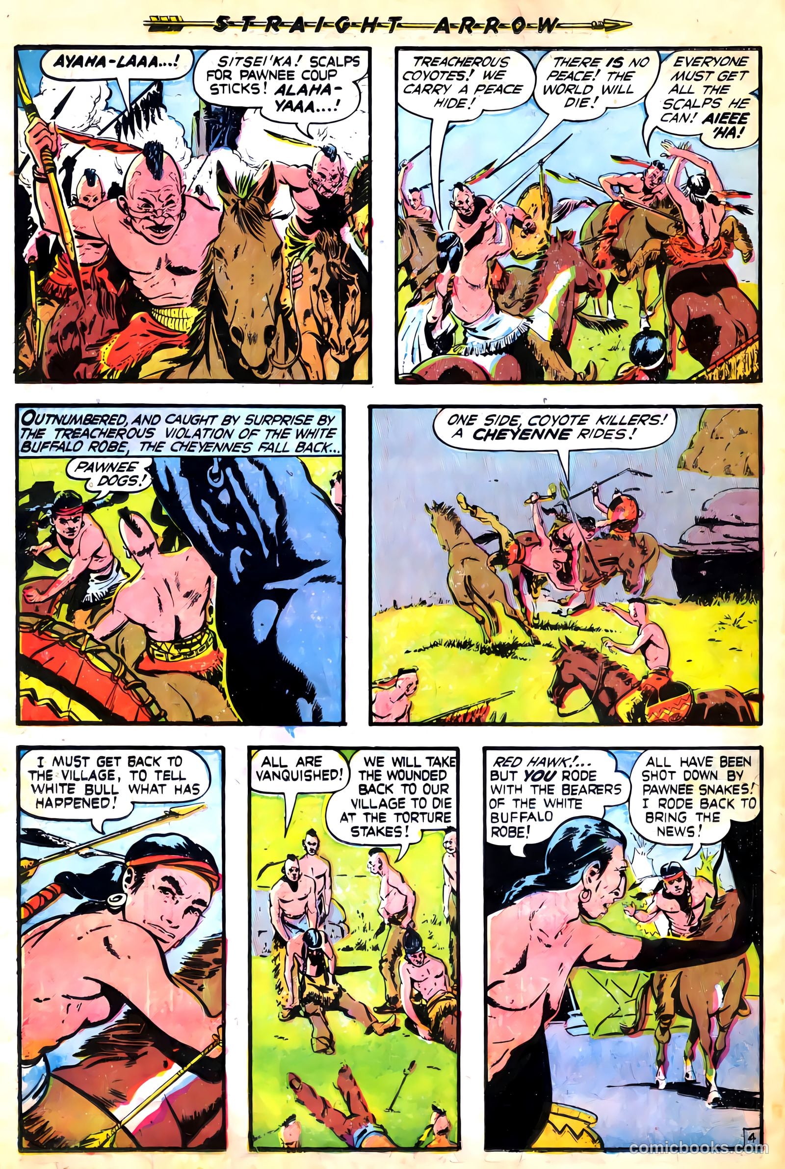 Straight Arrow #7 (1950) — page 22 of 36