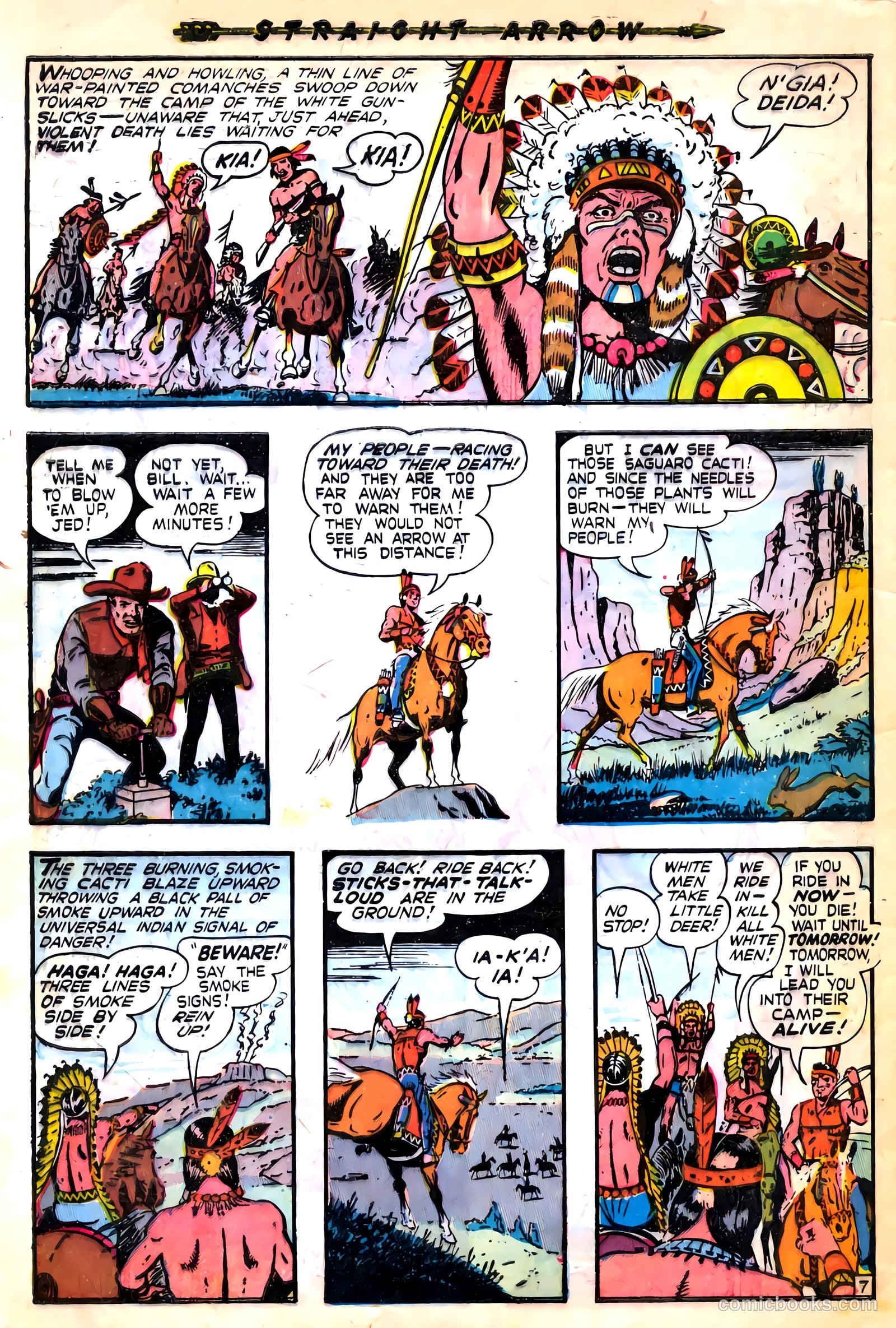 Straight Arrow #7 (1950) — page 32 of 36