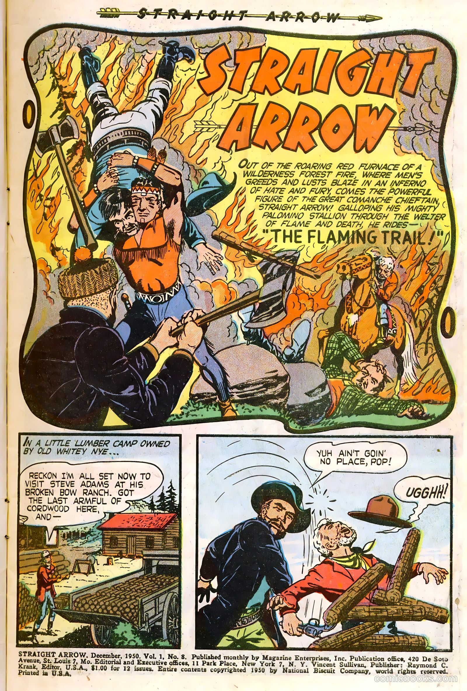 Straight Arrow #8 (1950) — page 3 of 36