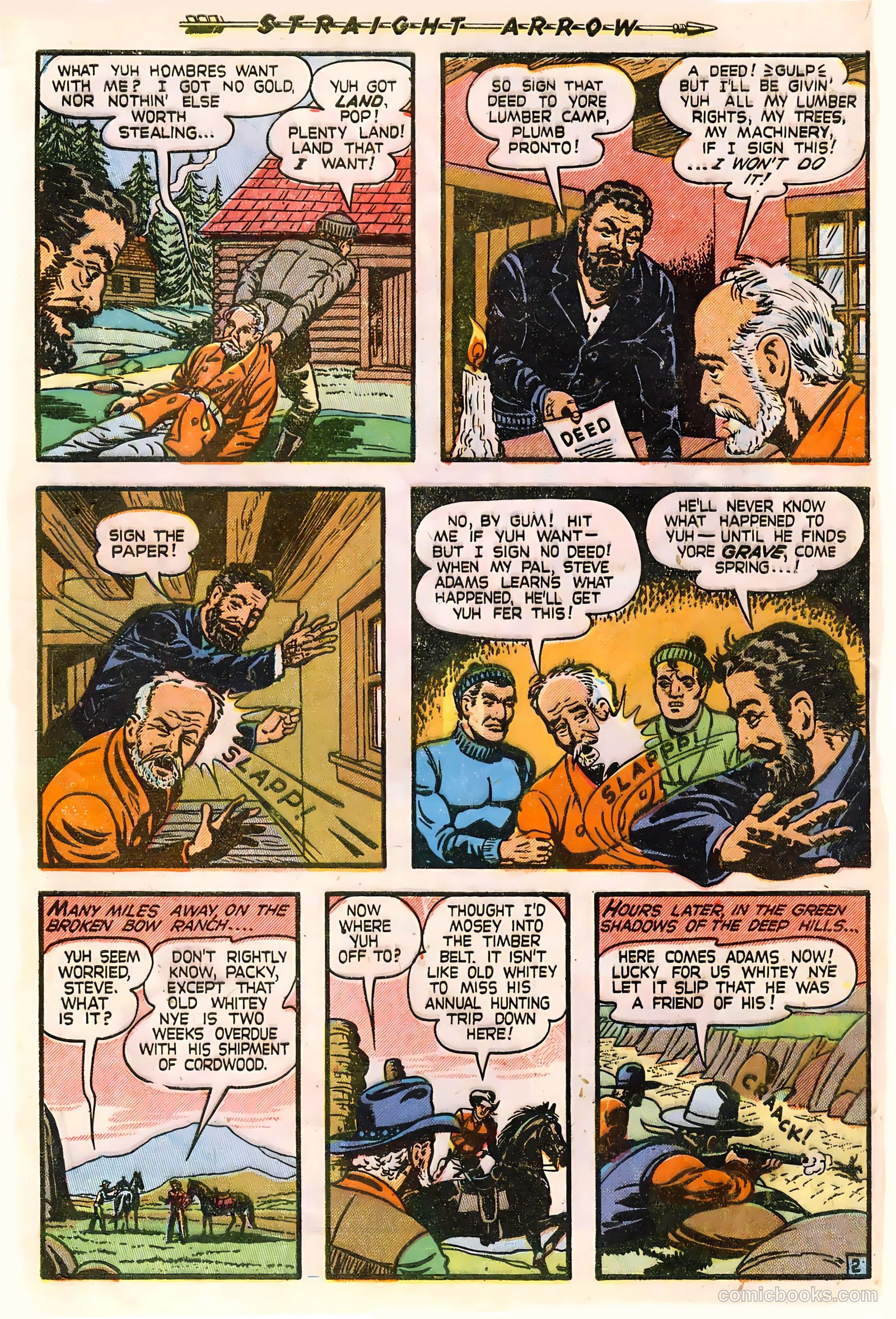 Straight Arrow #8 (1950) — page 4 of 36
