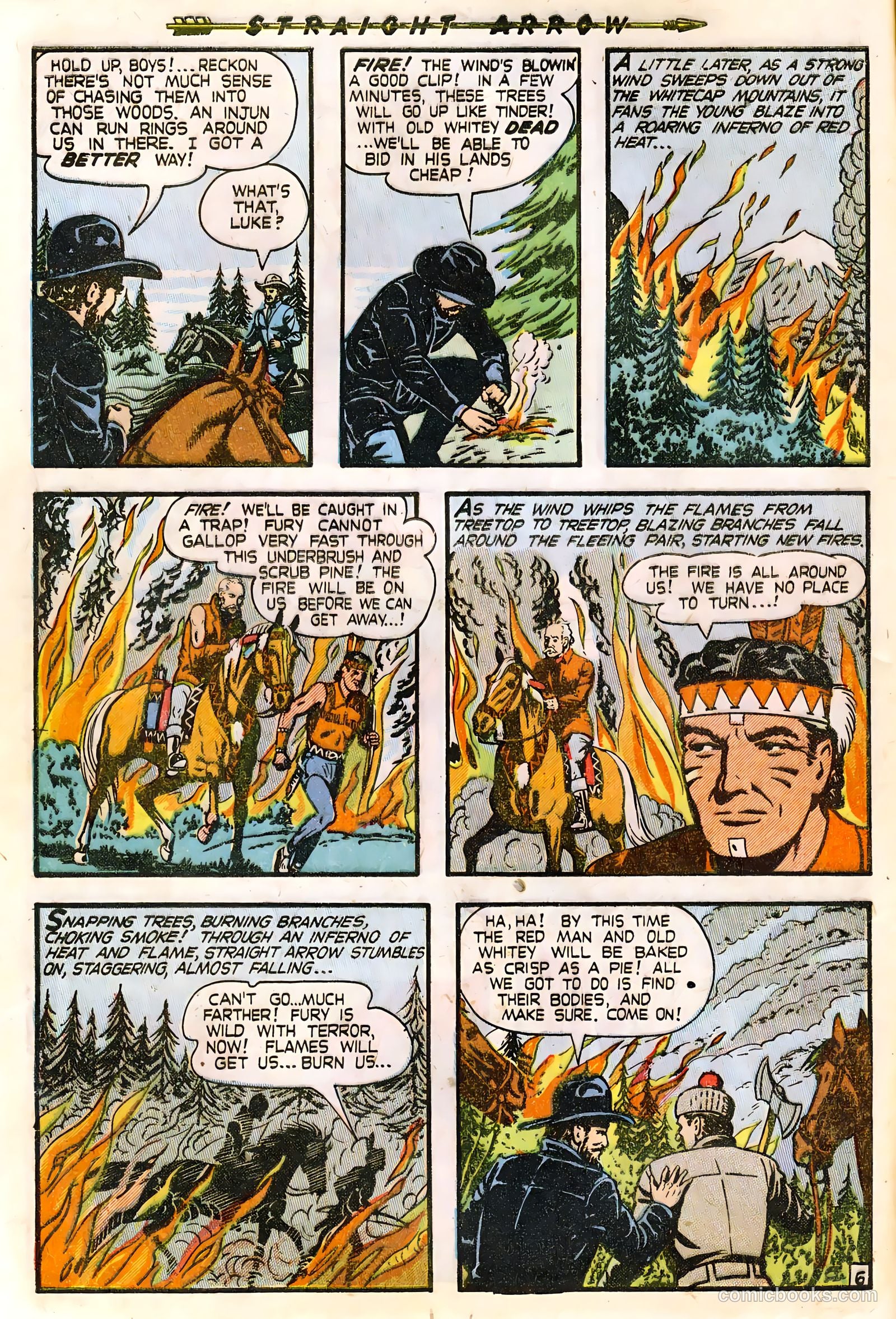 Straight Arrow #8 (1950) — page 8 of 36