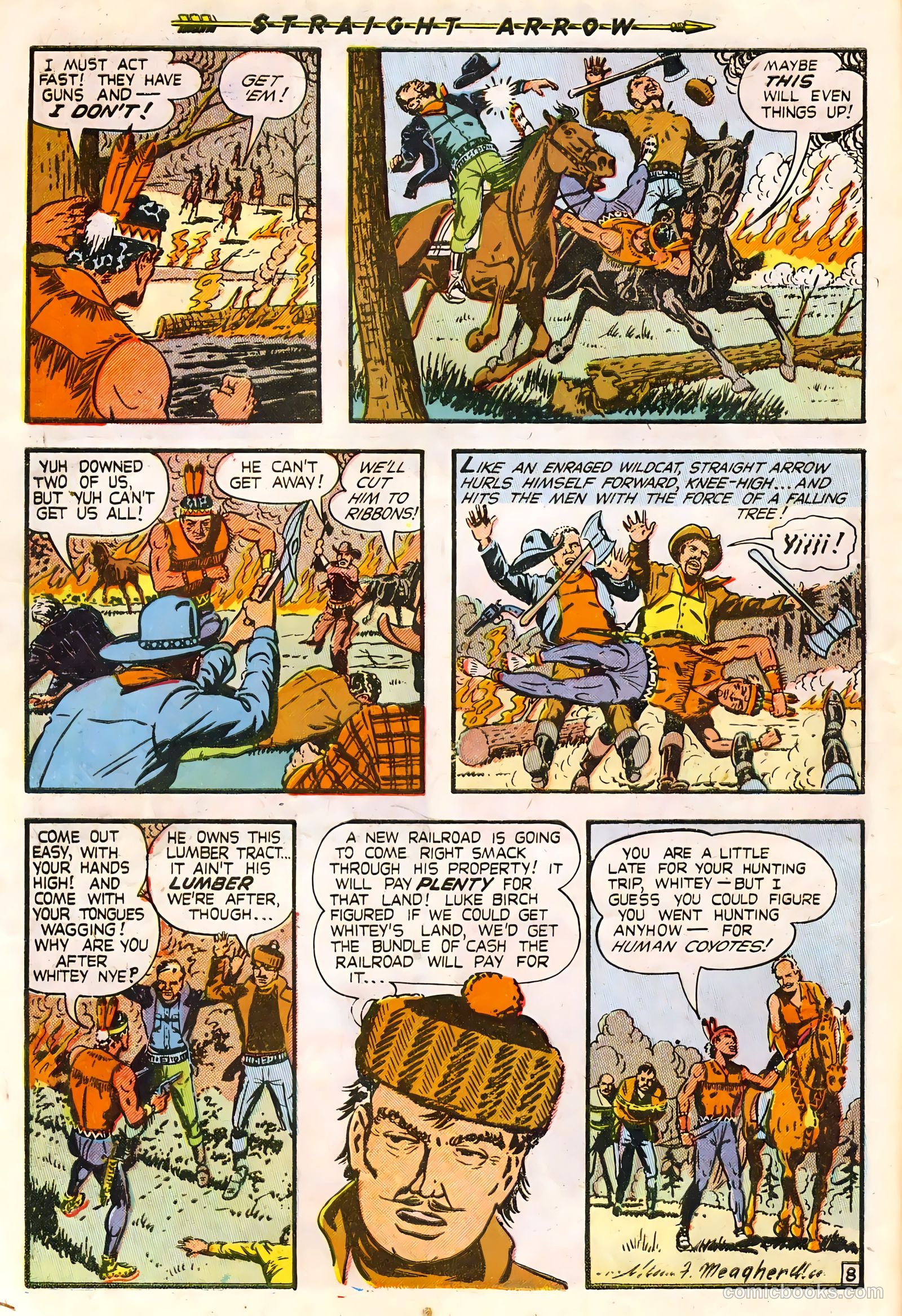 Straight Arrow #8 (1950) — page 10 of 36