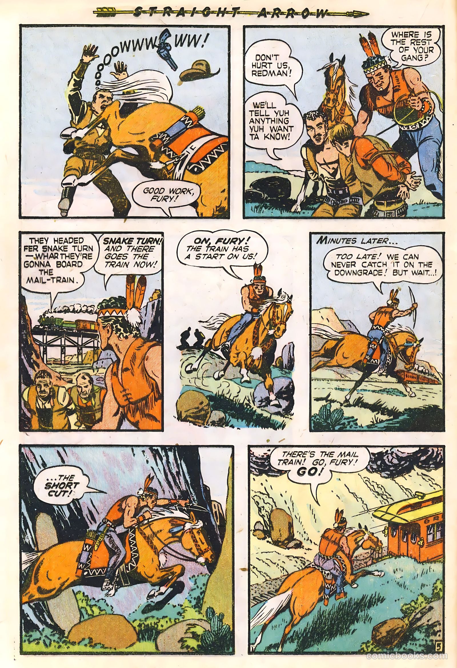 Straight Arrow #8 (1950) — page 16 of 36
