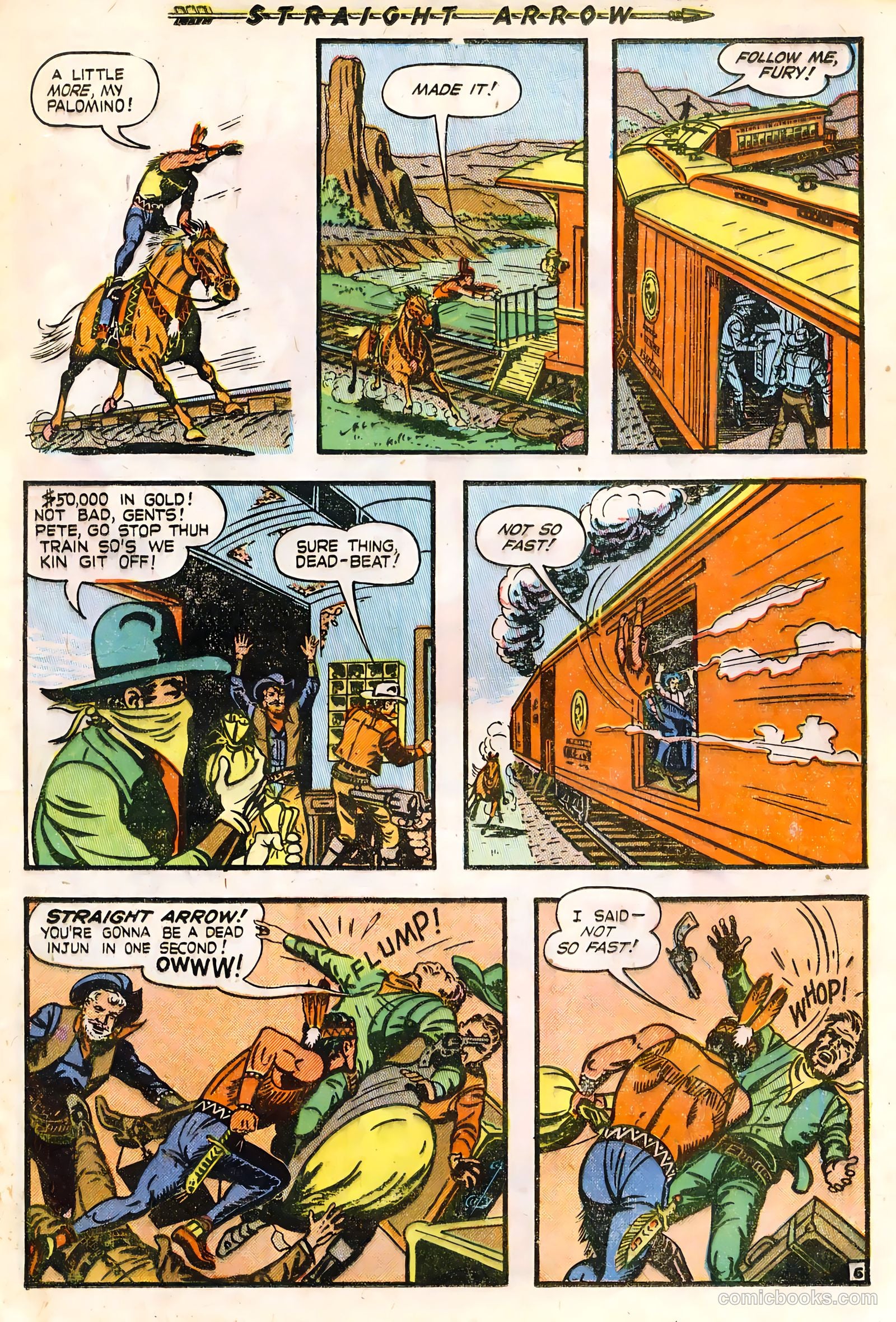Straight Arrow #8 (1950) — page 17 of 36
