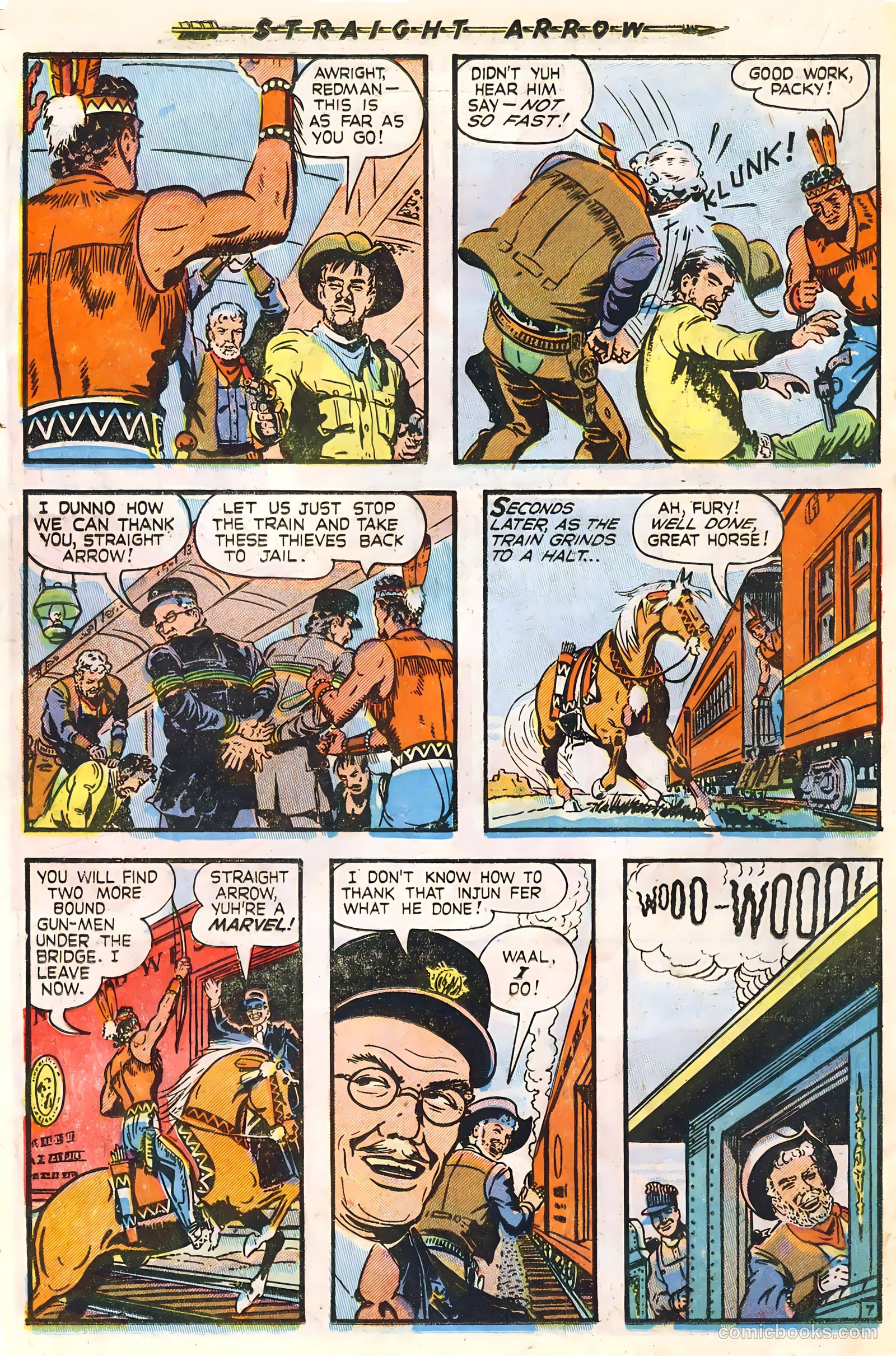 Straight Arrow #8 (1950) — page 18 of 36