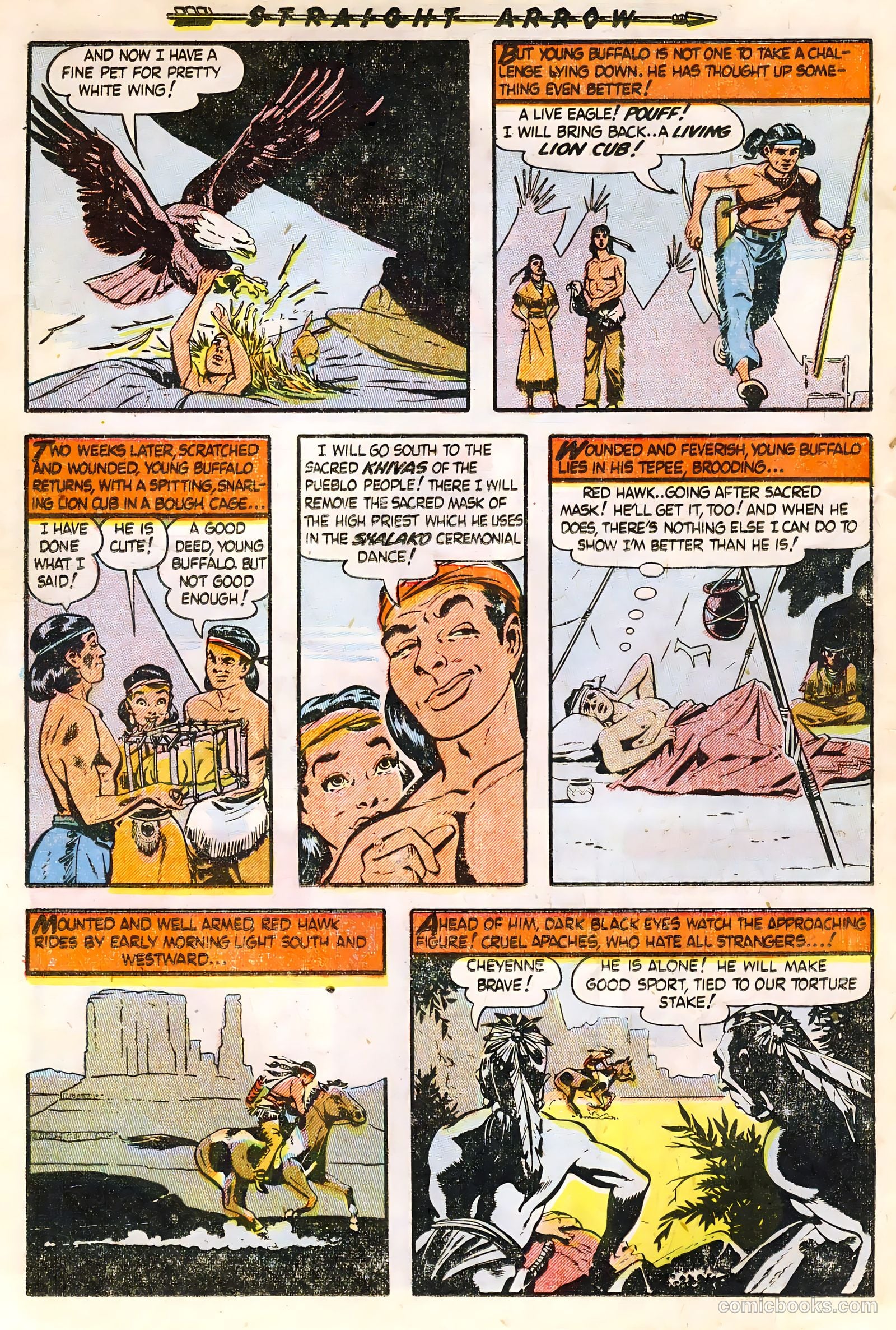 Straight Arrow #8 (1950) — page 22 of 36