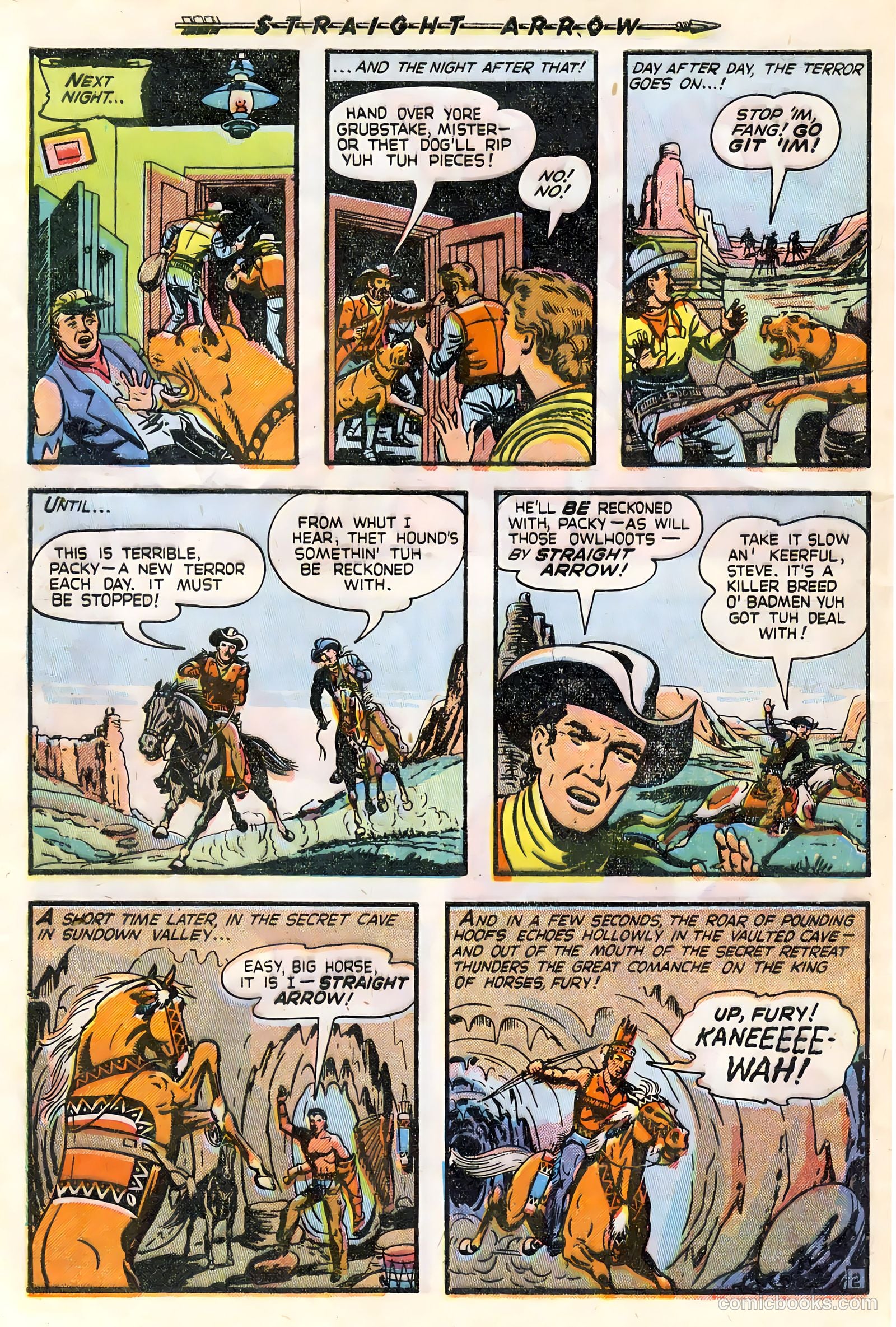 Straight Arrow #8 (1950) — page 28 of 36