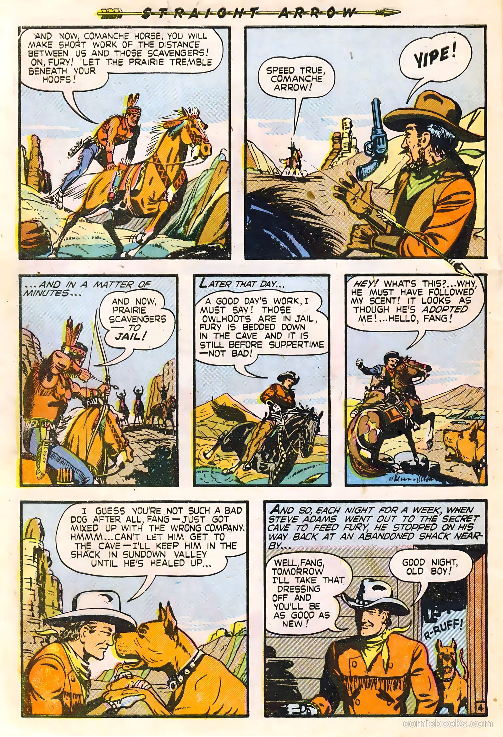 Straight Arrow #8 (1950) — page 30 of 36