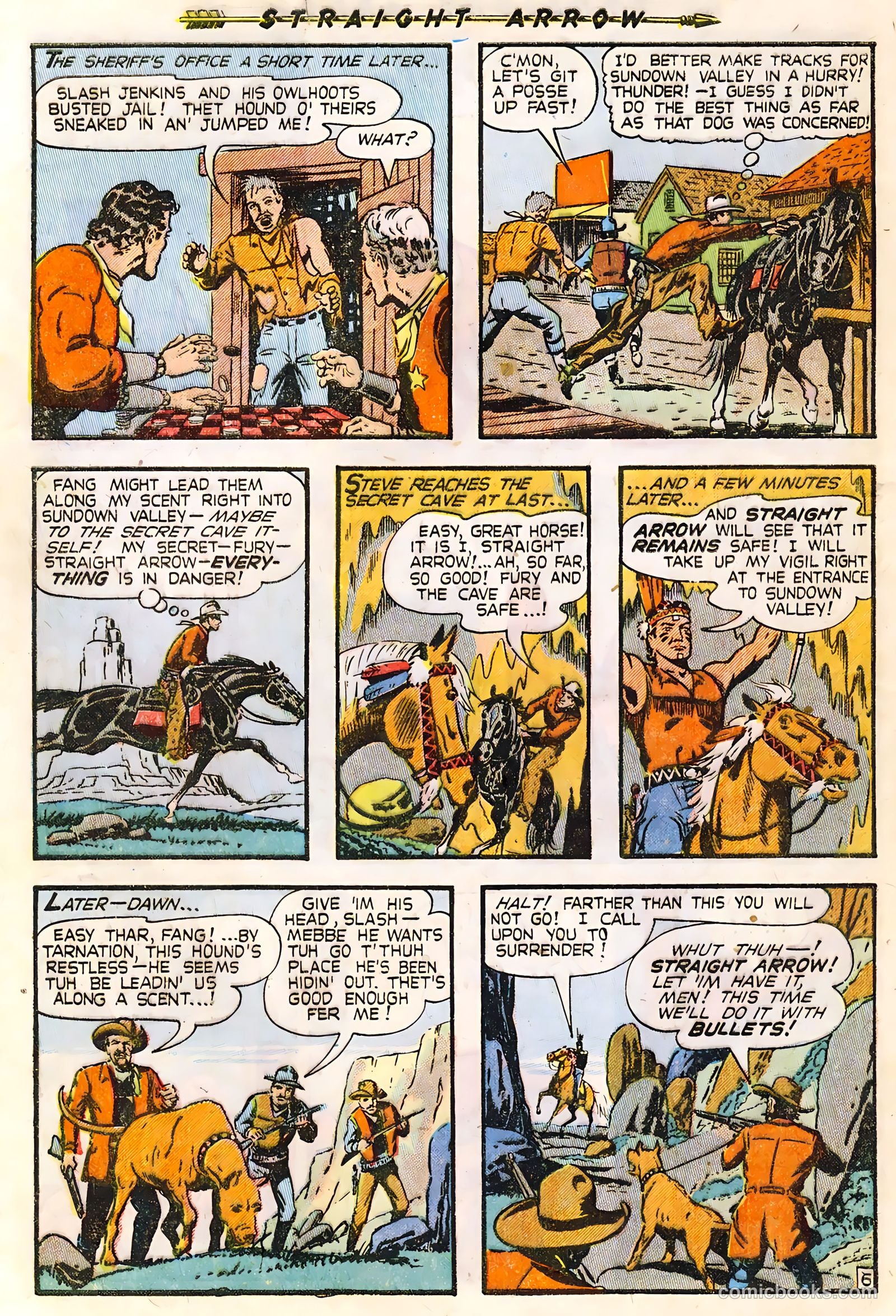 Straight Arrow #8 (1950) — page 32 of 36