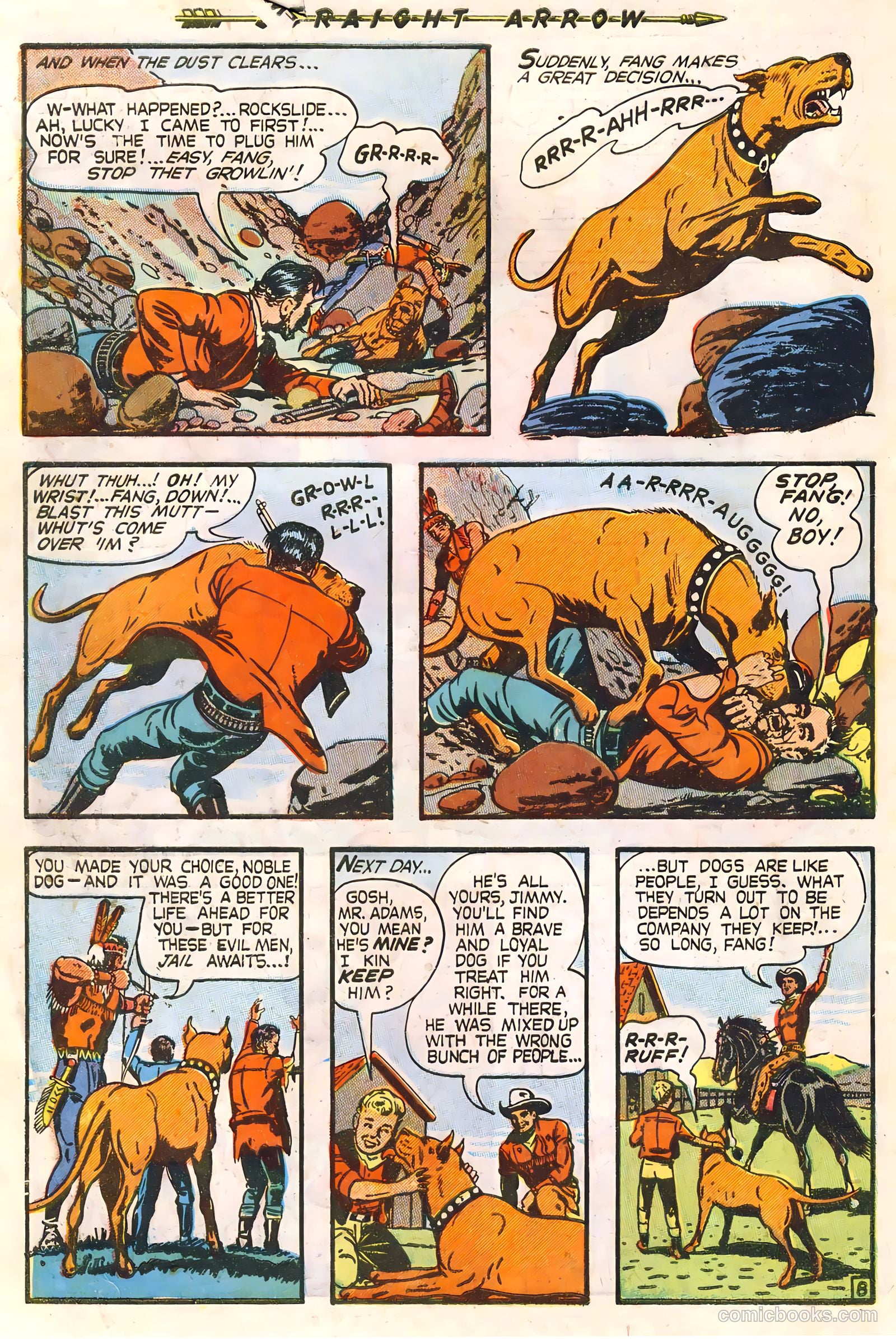 Straight Arrow #8 (1950) — page 34 of 36