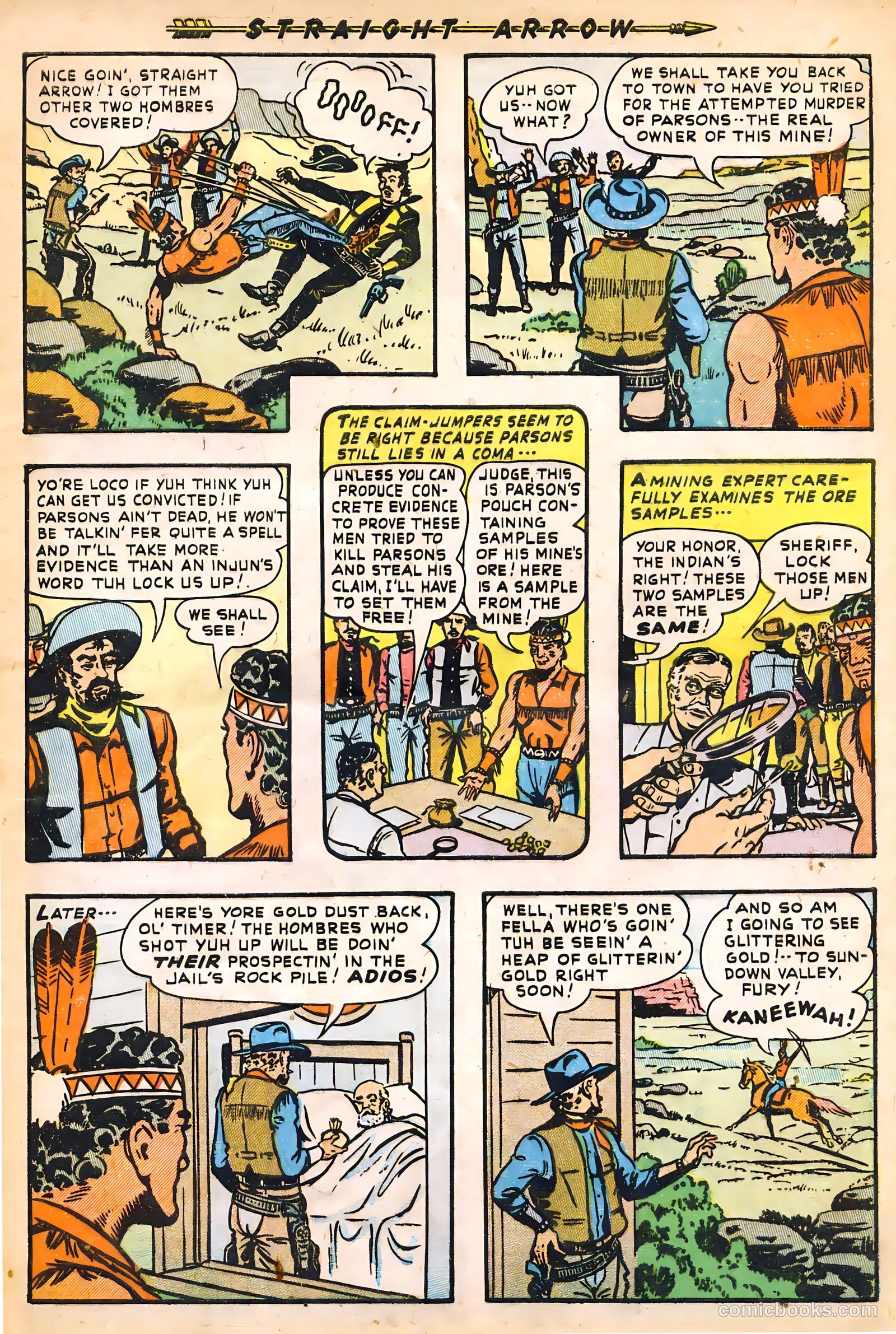 Straight Arrow #9 (1951) — page 9 of 36