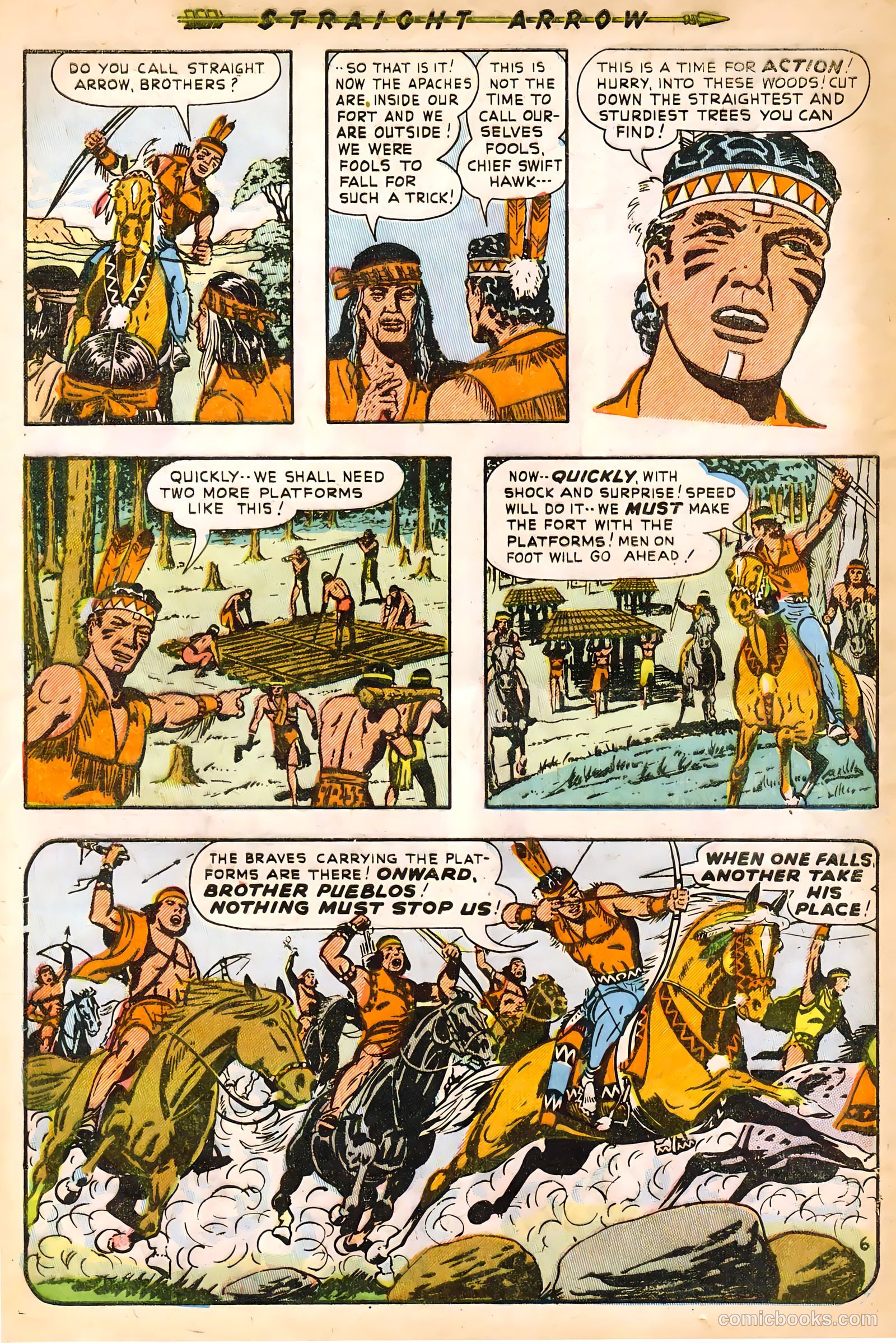 Straight Arrow #9 (1951) — page 32 of 36