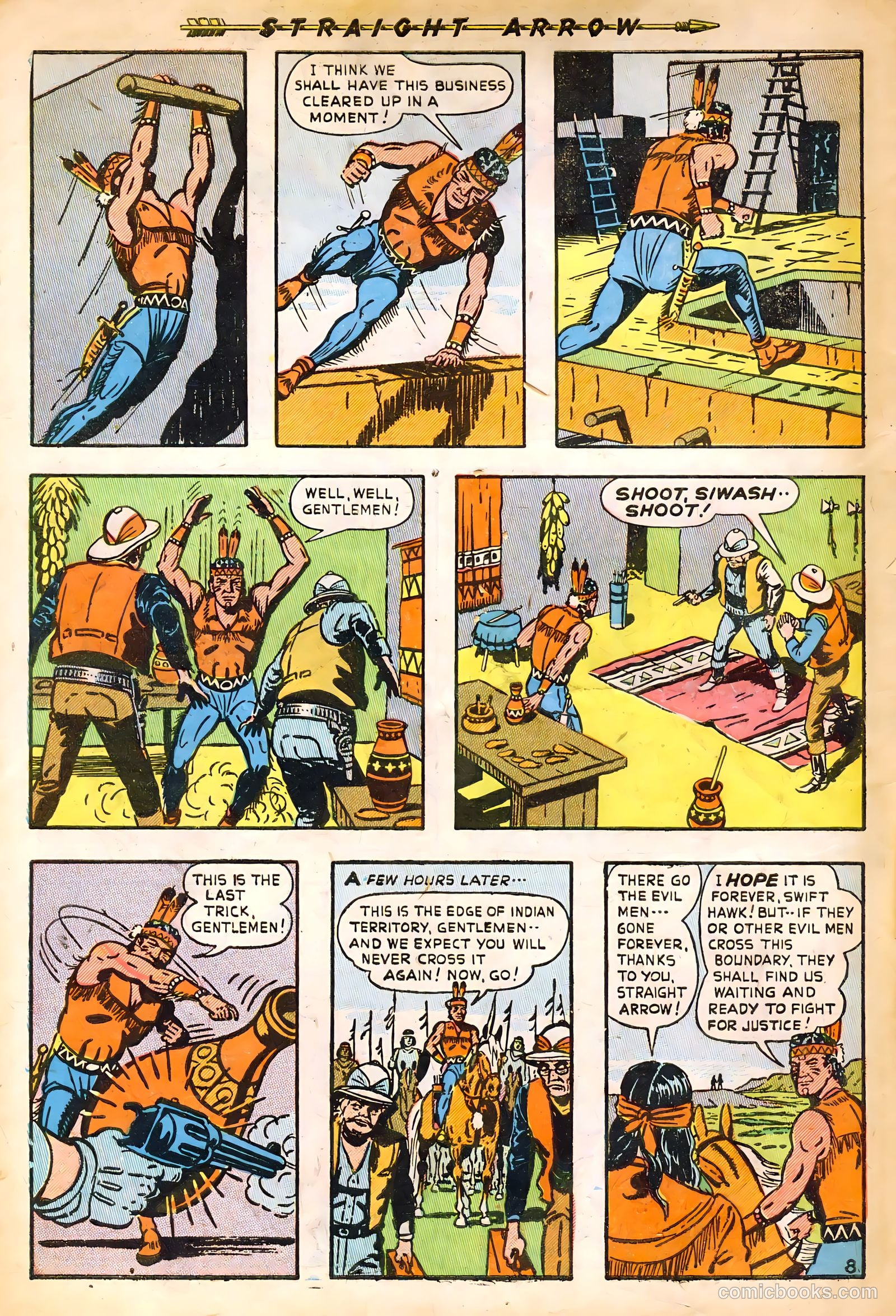 Straight Arrow #9 (1951) — page 34 of 36
