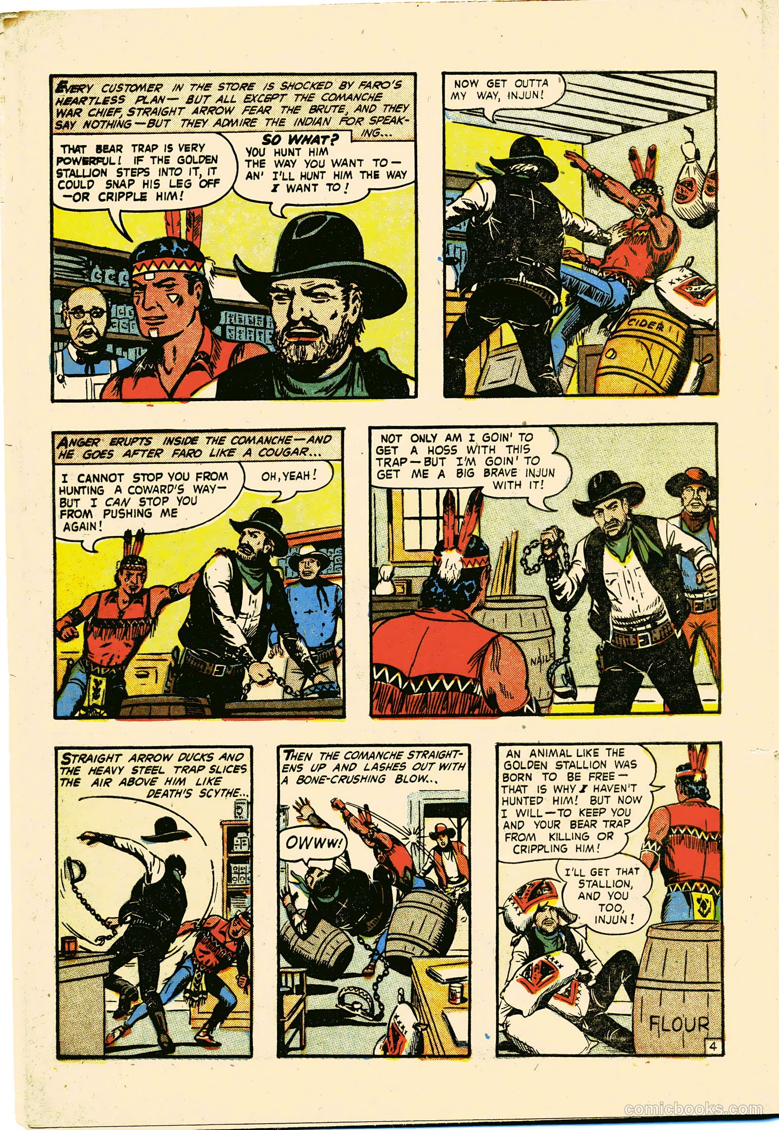 Straight Arrow's Fury #1 (1954) — page 6 of 36