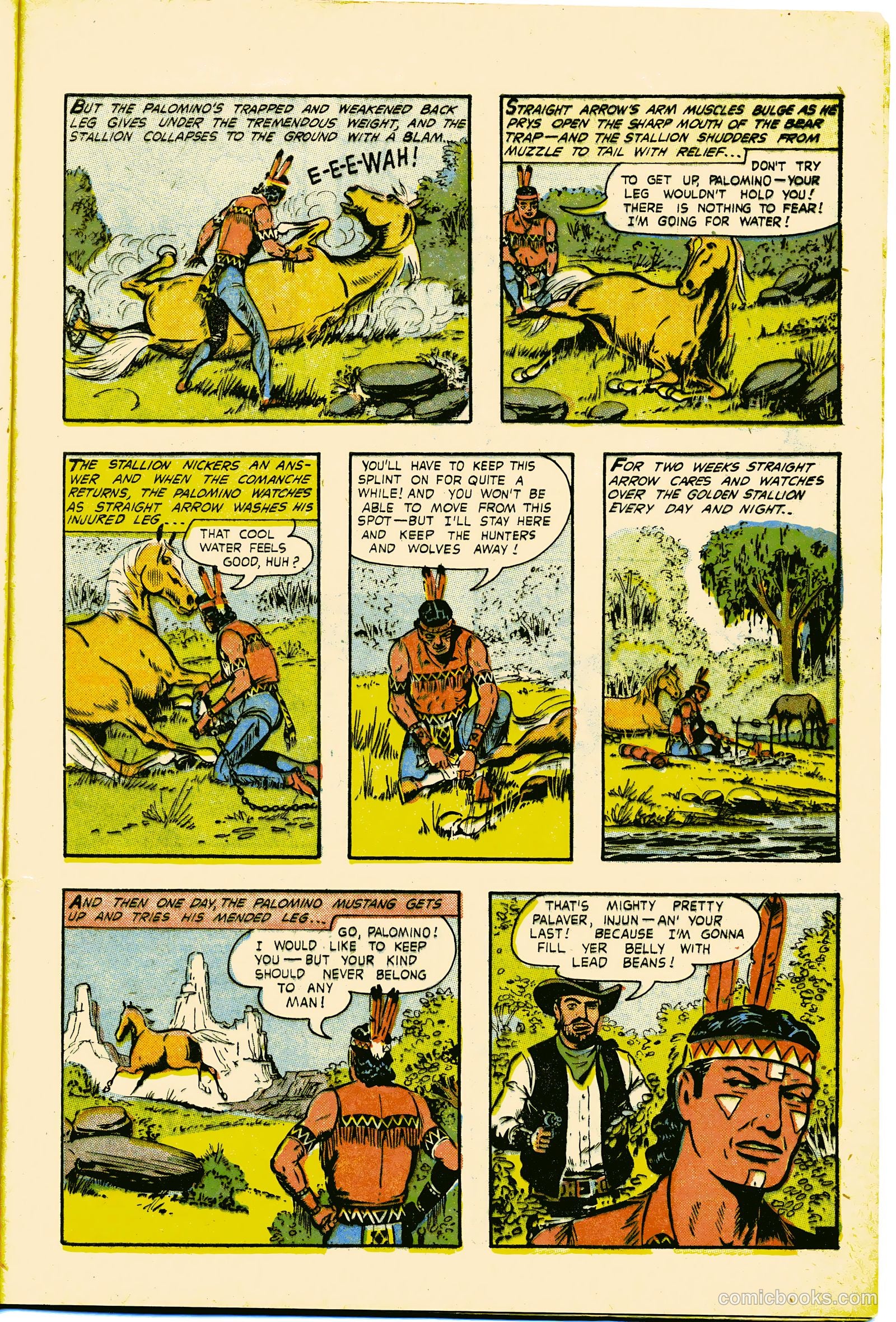 Straight Arrow's Fury #1 (1954) — page 9 of 36