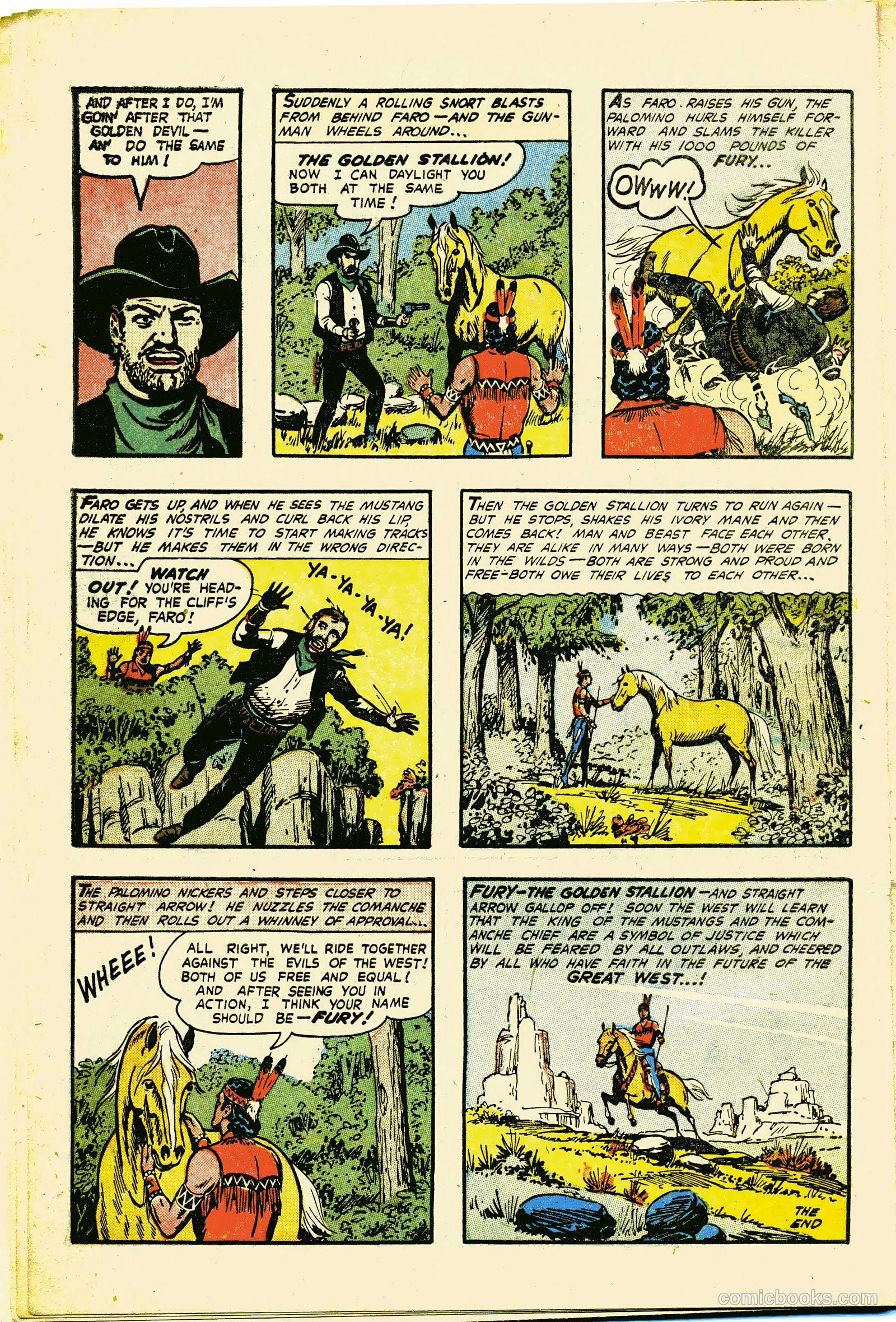 Straight Arrow's Fury #1 (1954) — page 10 of 36