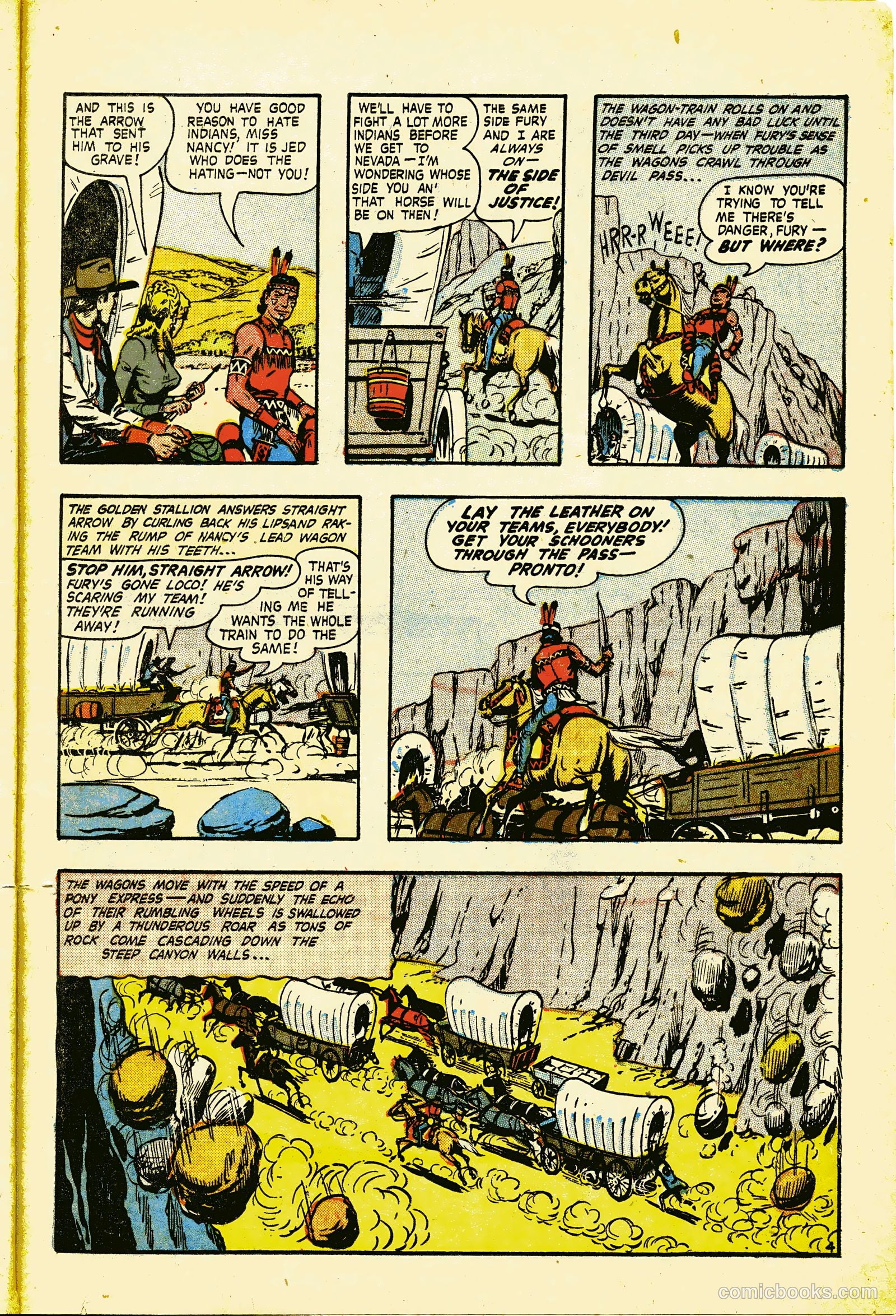 Straight Arrow's Fury #1 (1954) — page 15 of 36