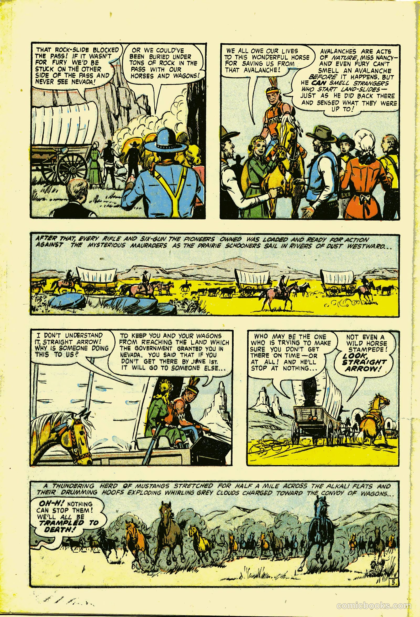 Straight Arrow's Fury #1 (1954) — page 16 of 36