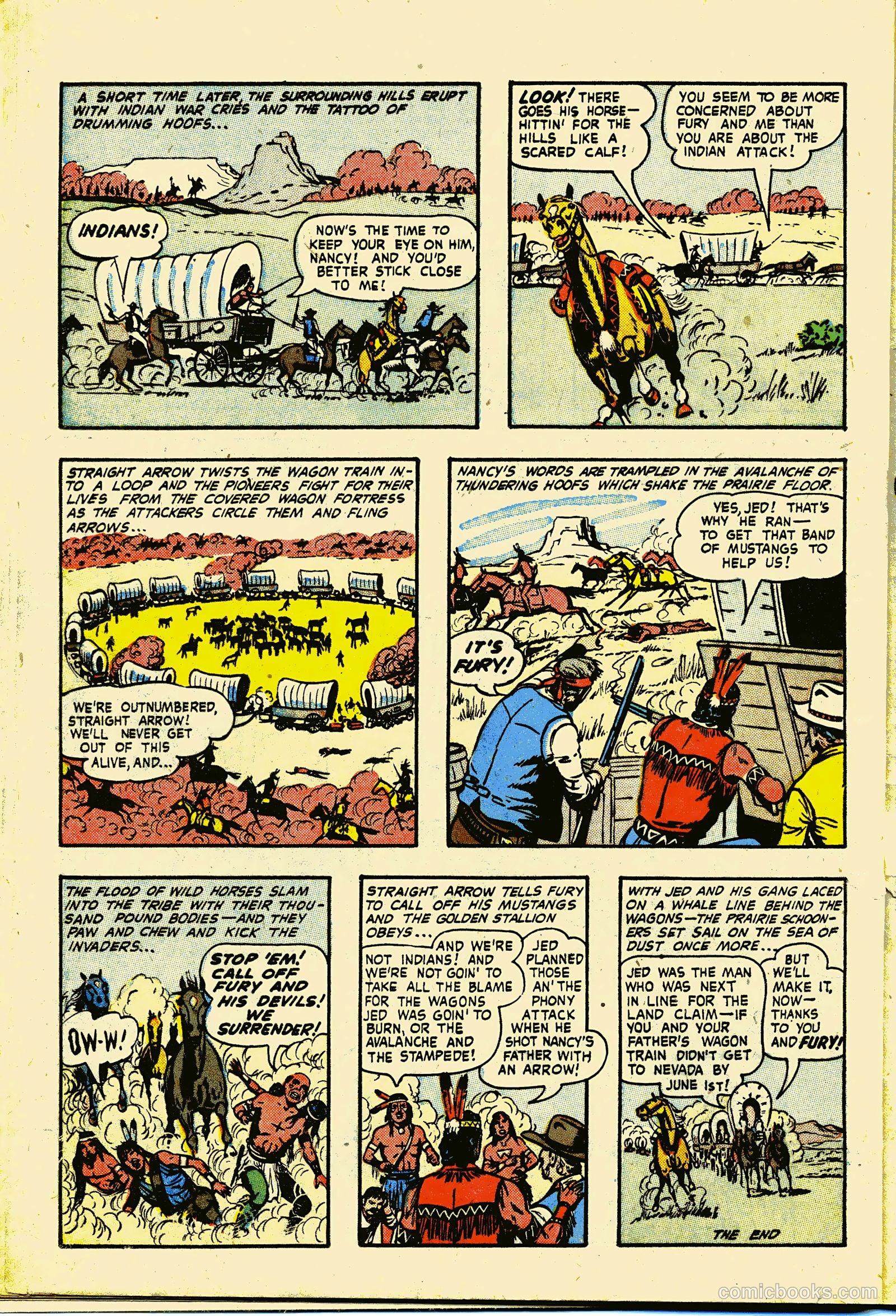 Straight Arrow's Fury #1 (1954) — page 18 of 36