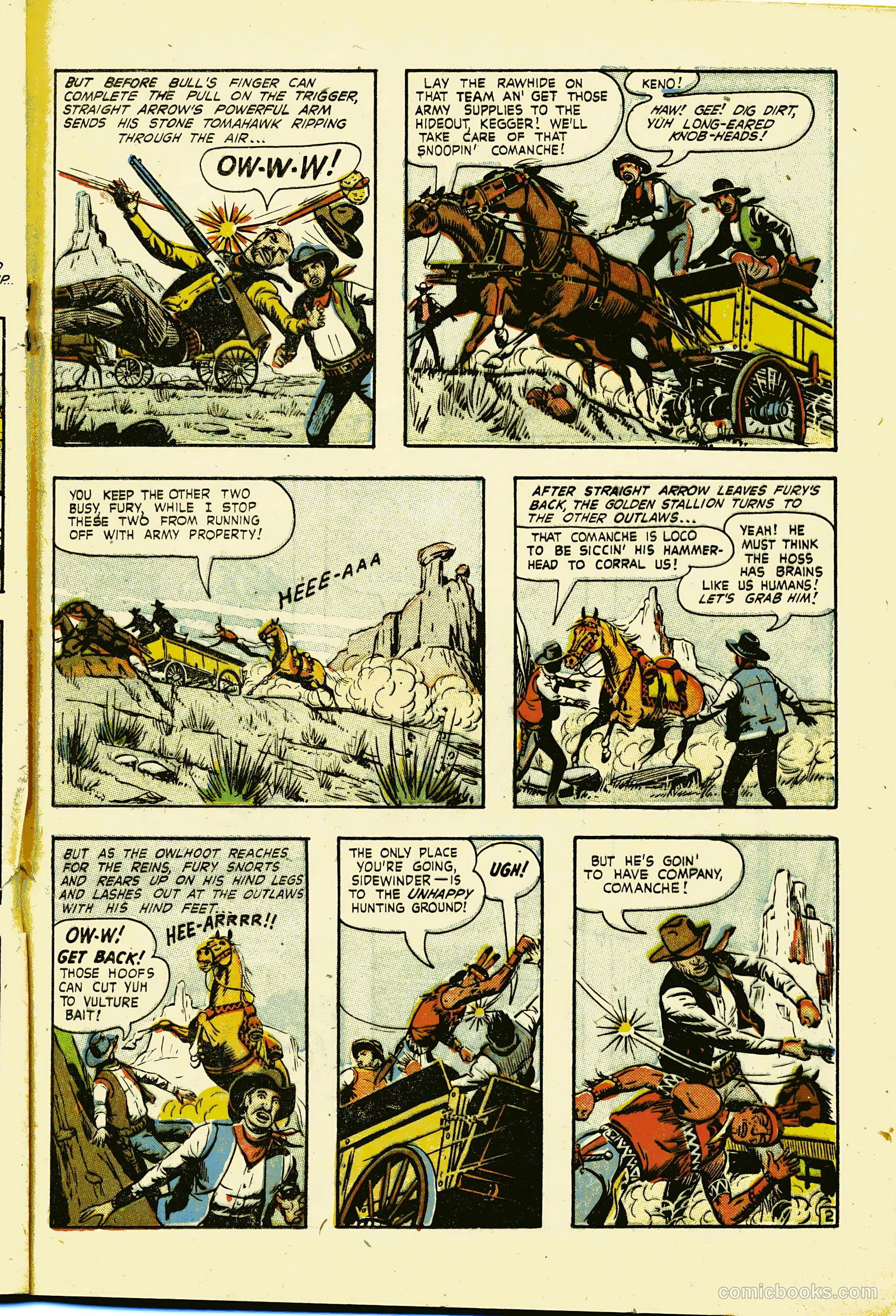 Straight Arrow's Fury #1 (1954) — page 21 of 36
