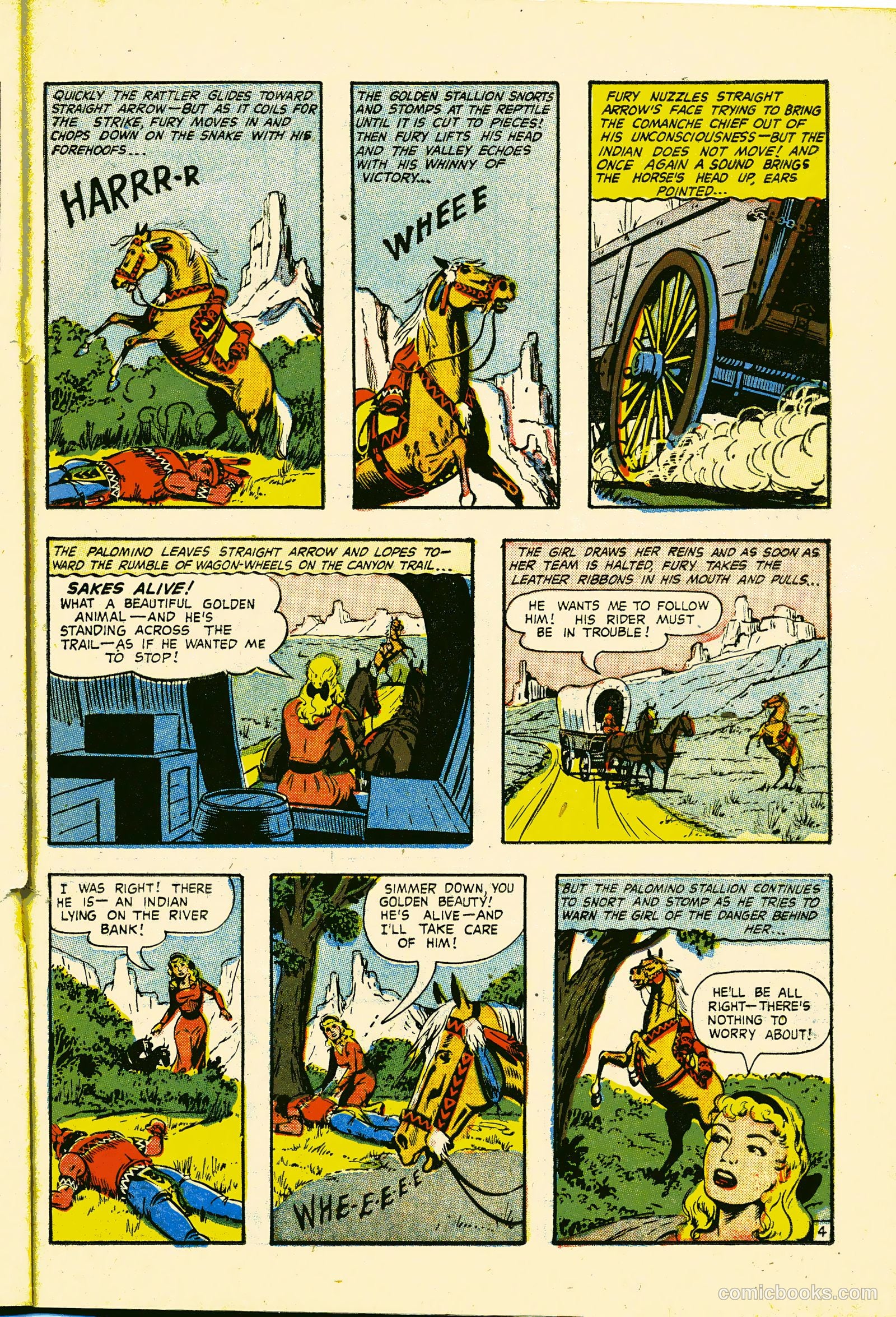 Straight Arrow's Fury #1 (1954) — page 23 of 36