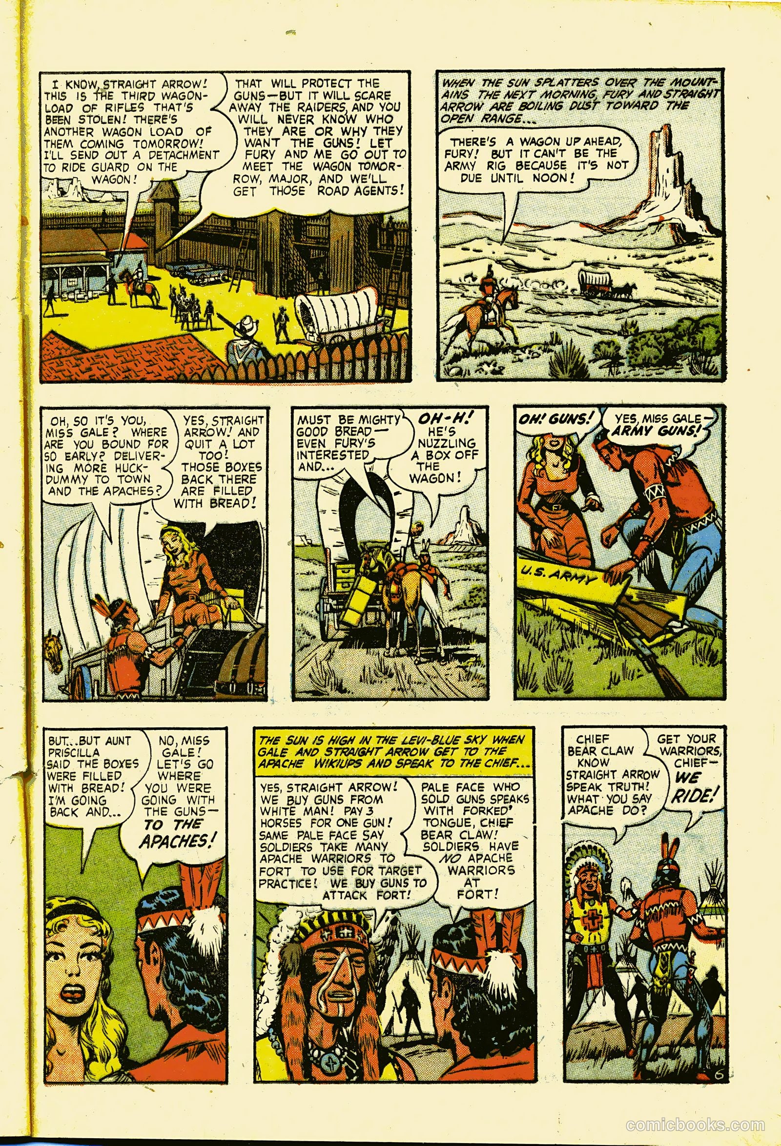 Straight Arrow's Fury #1 (1954) — page 25 of 36