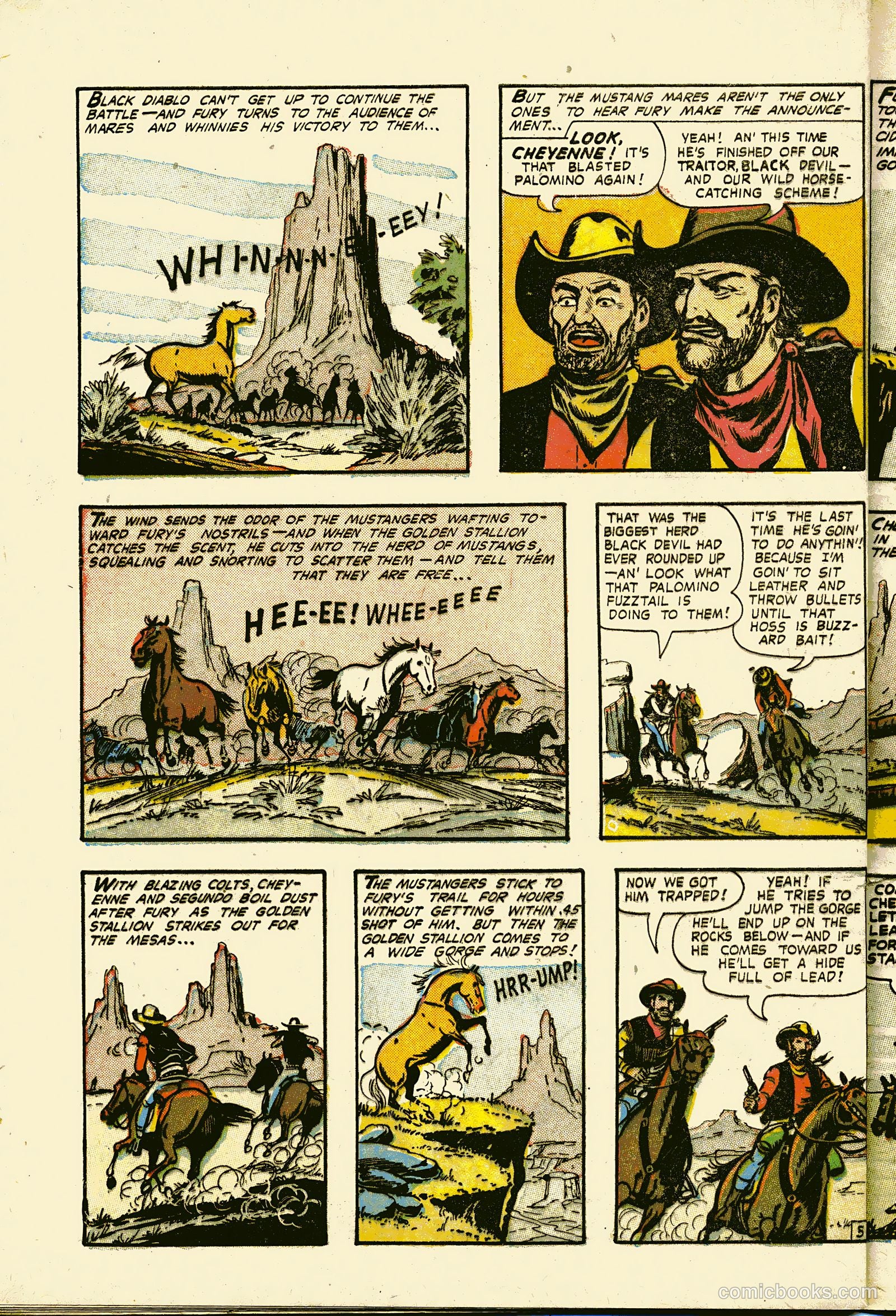 Straight Arrow's Fury #1 (1954) — page 32 of 36