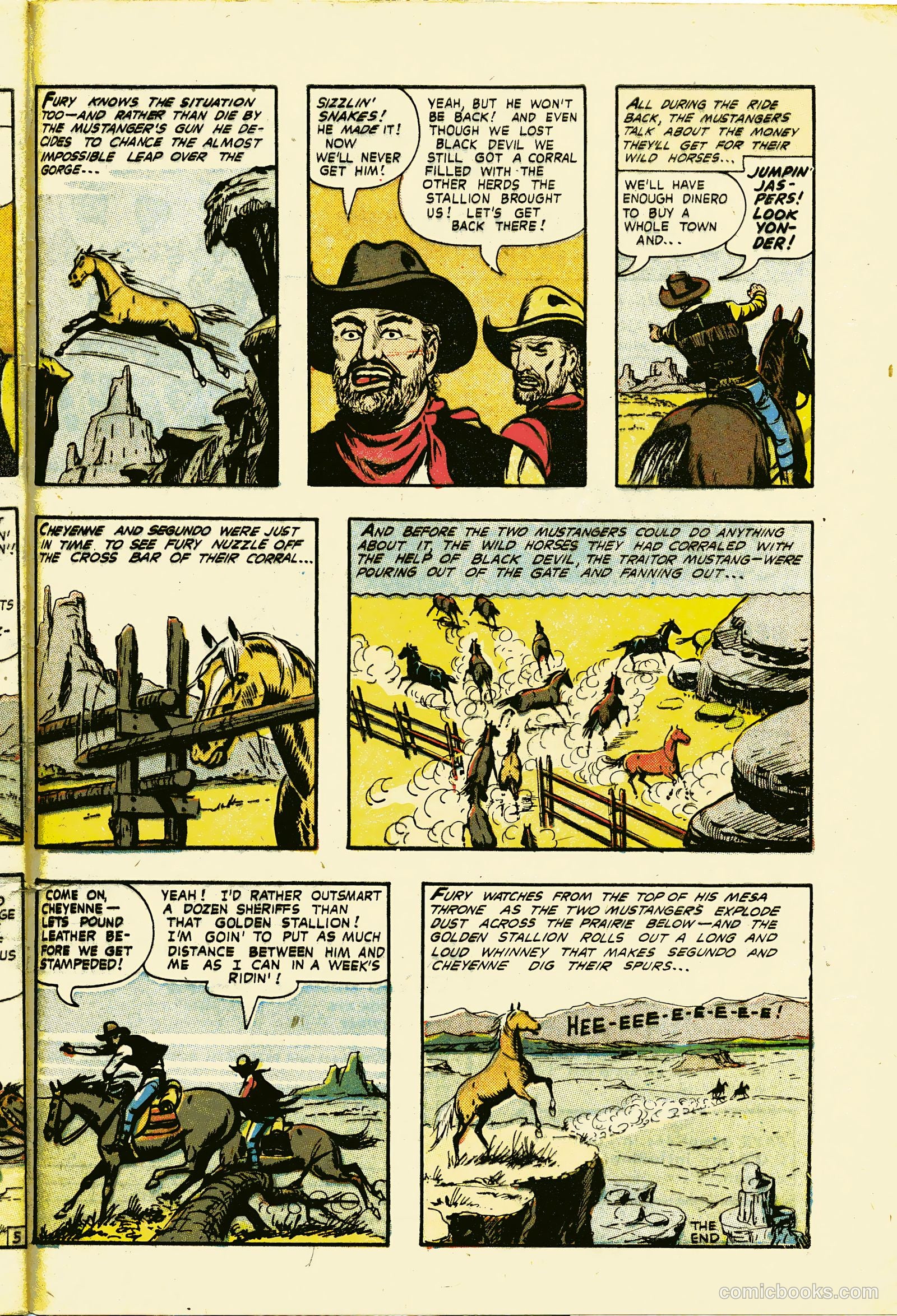 Straight Arrow's Fury #1 (1954) — page 33 of 36